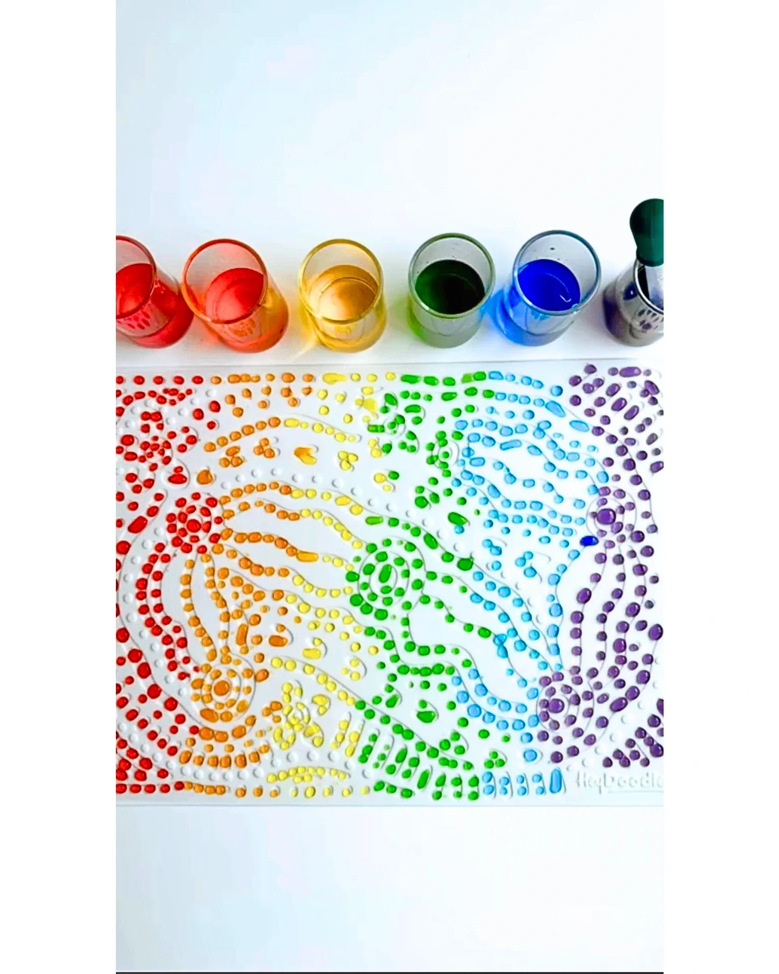 HeyDoodle Whispering Waters Sensory Colouring & Doodle Mat - Image 4