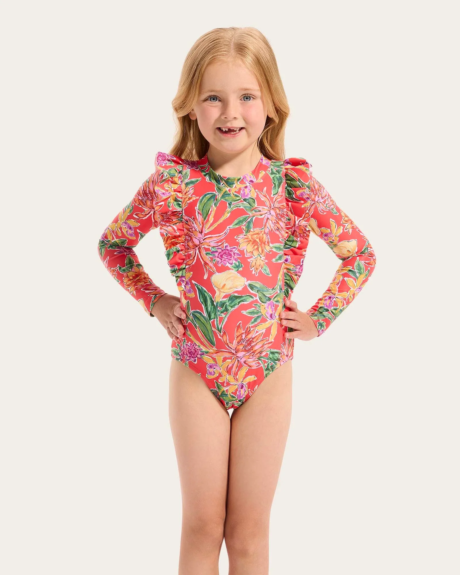 Hot House Melon Paddlesuit - Size 3