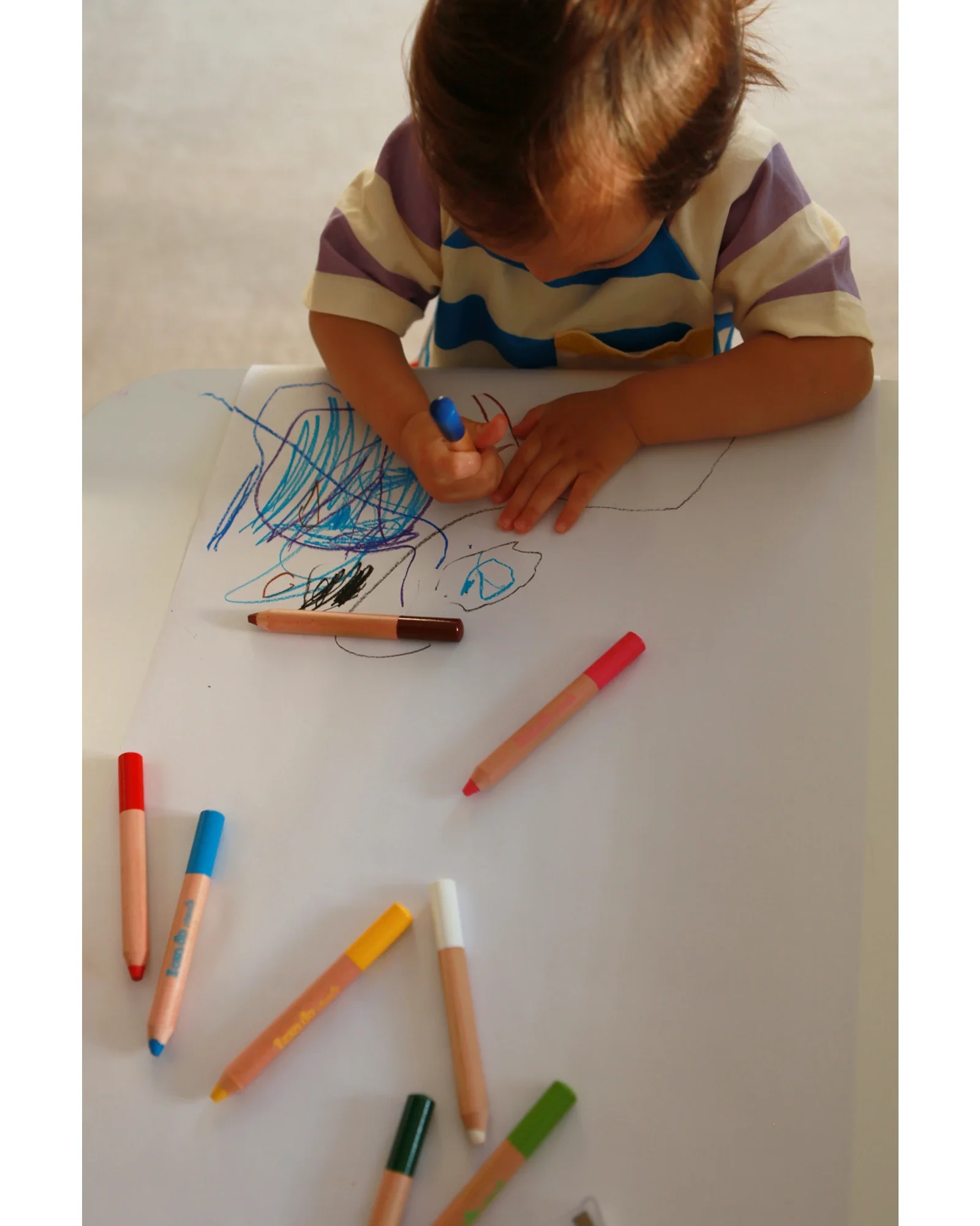 Chunky Coloured Pencils 12pcs - Image 3