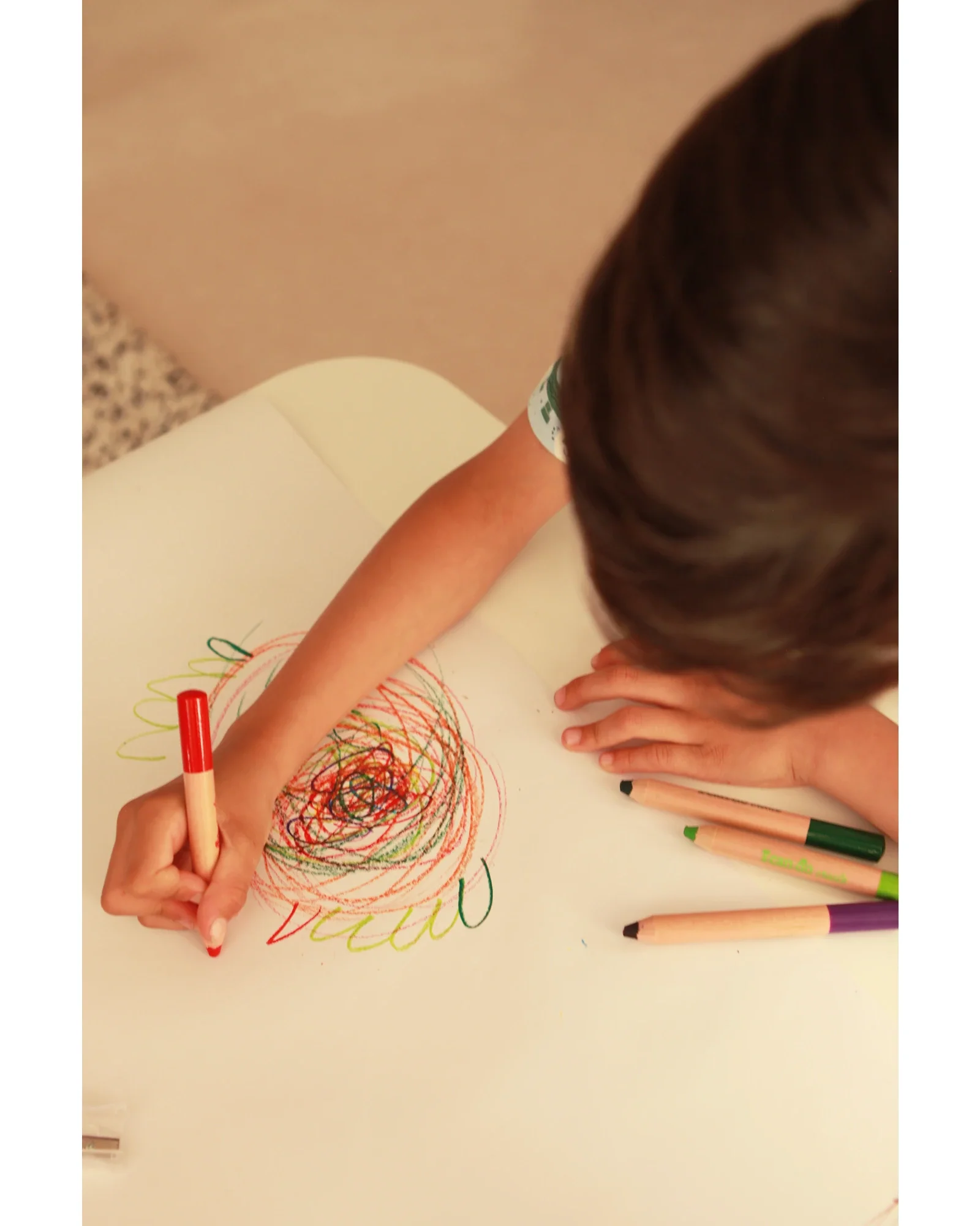 Chunky Coloured Pencils 12pcs - Image 4