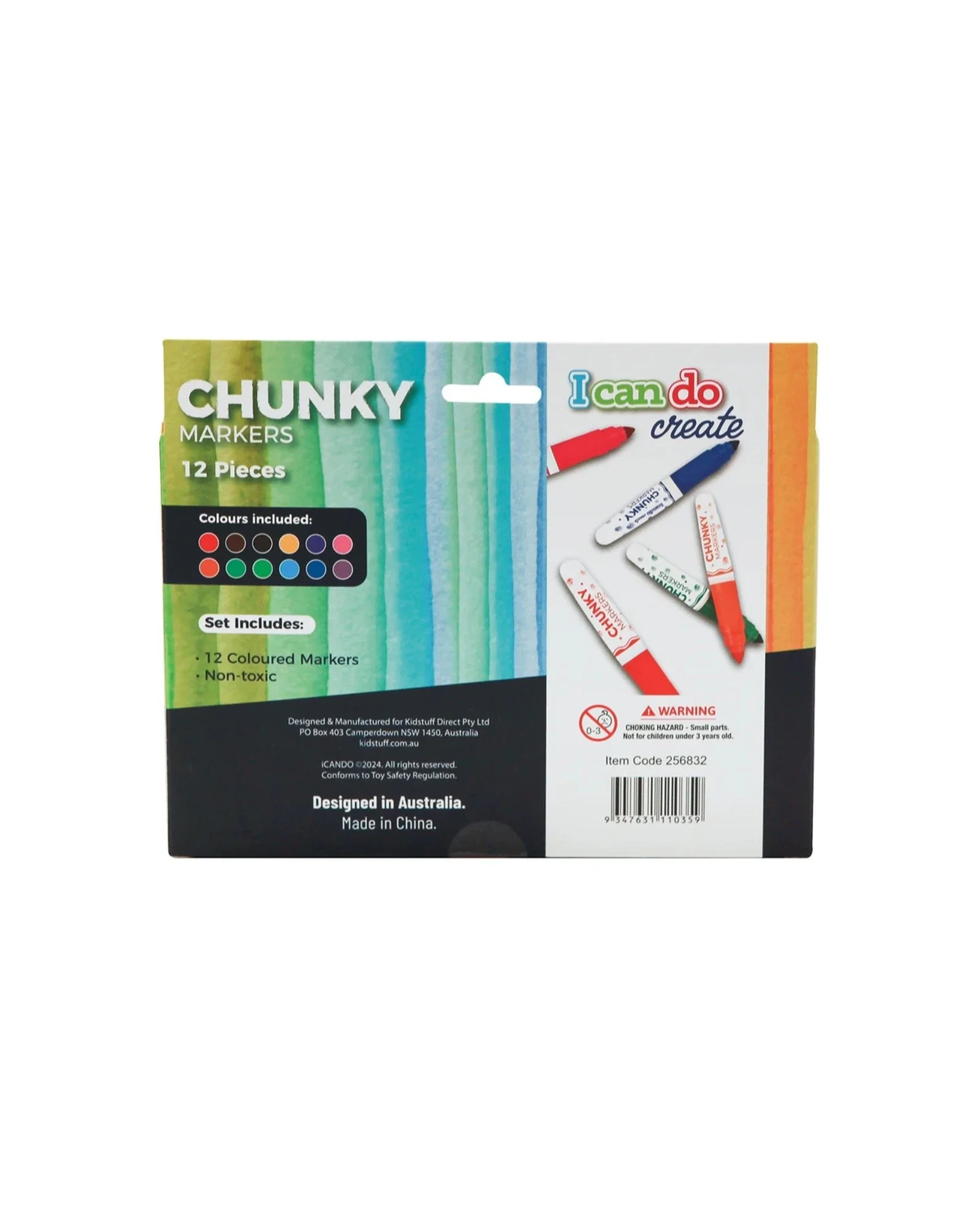 Chunky Markers 12pcs - Image 5