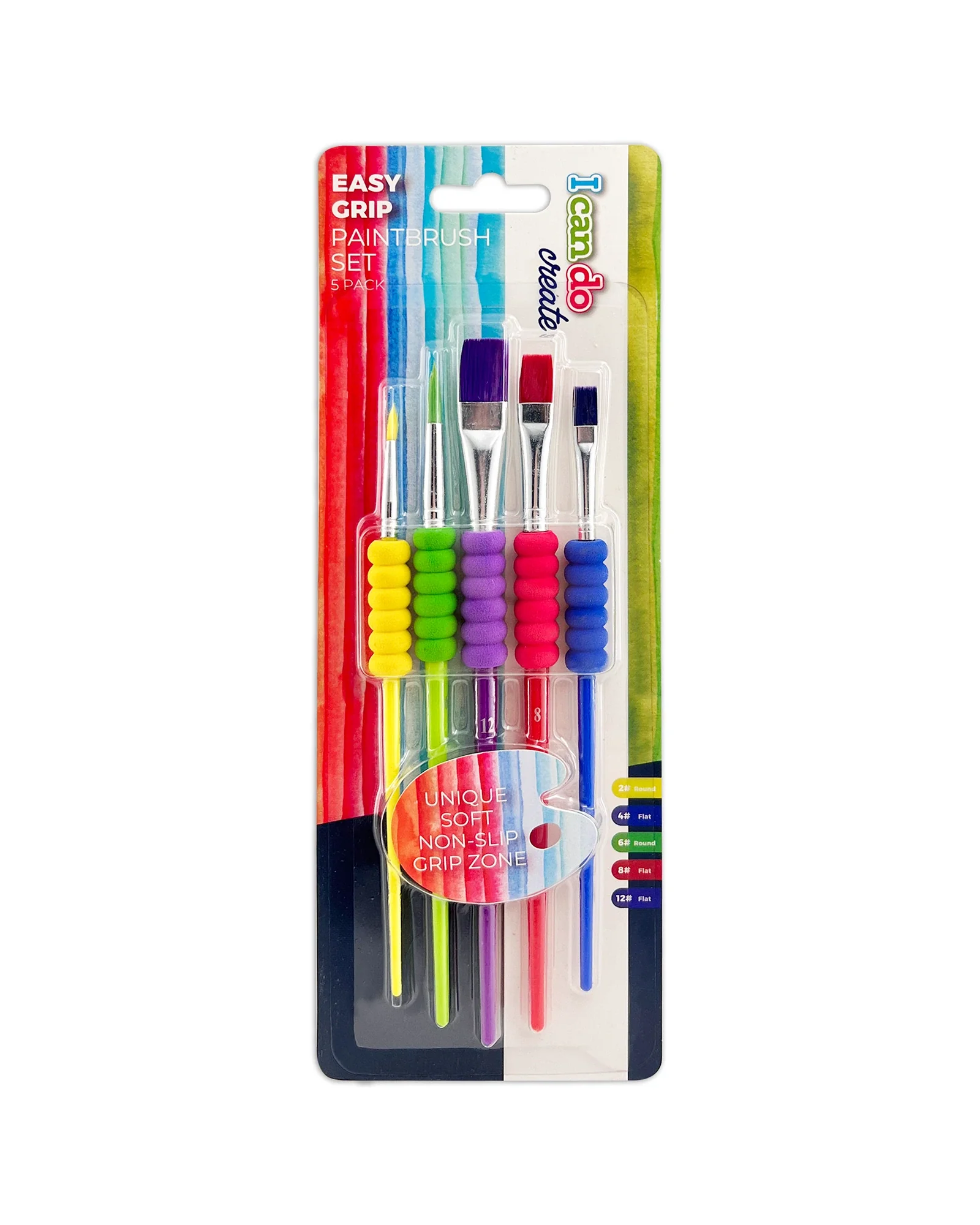 Easy Grip Paint Brush Set