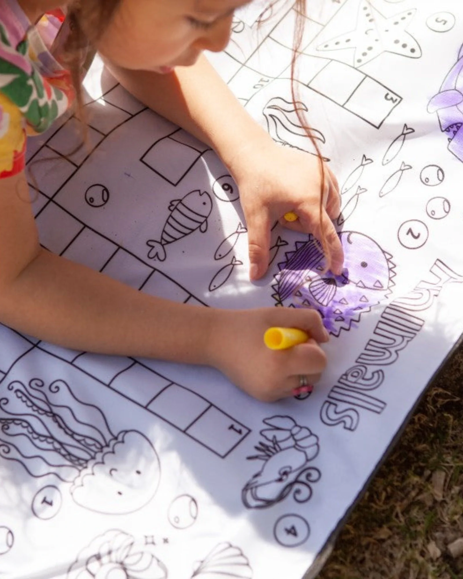 Picnic Blanket Colouring Fun V2