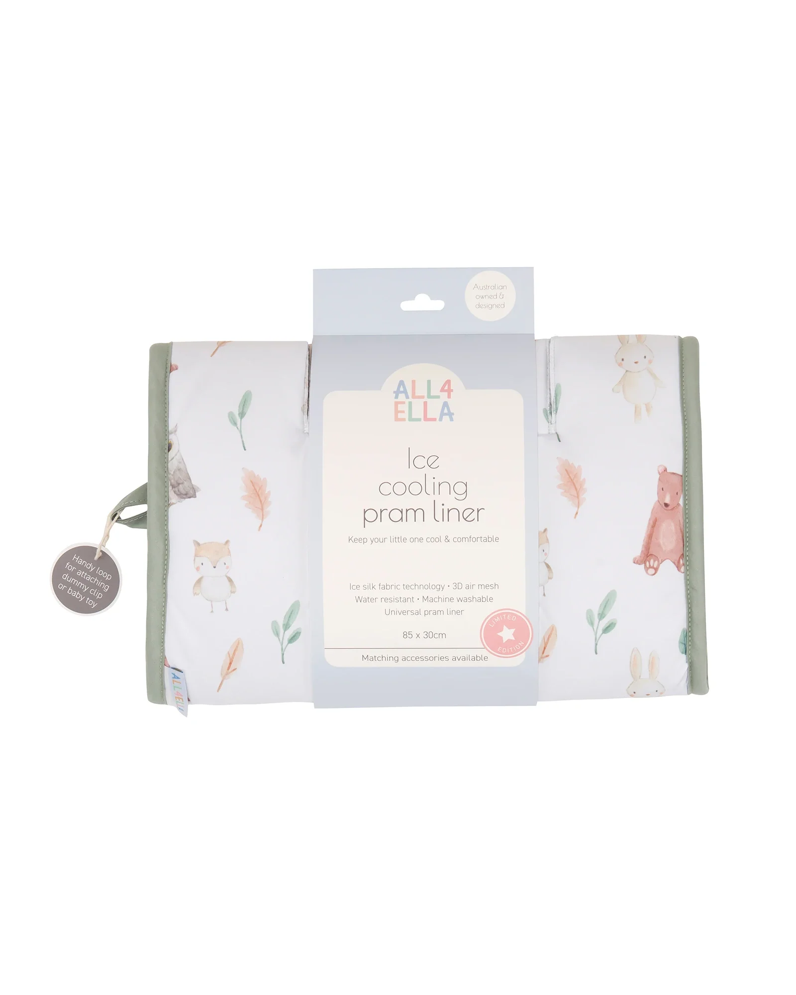 Ice Cooling Pram Liner Forest Friends