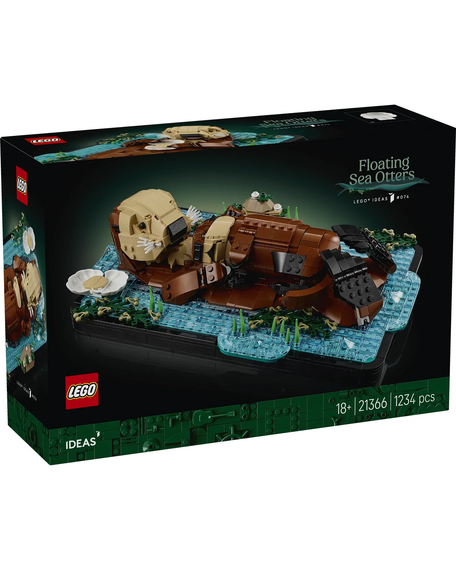21366 Floating Sea Otters