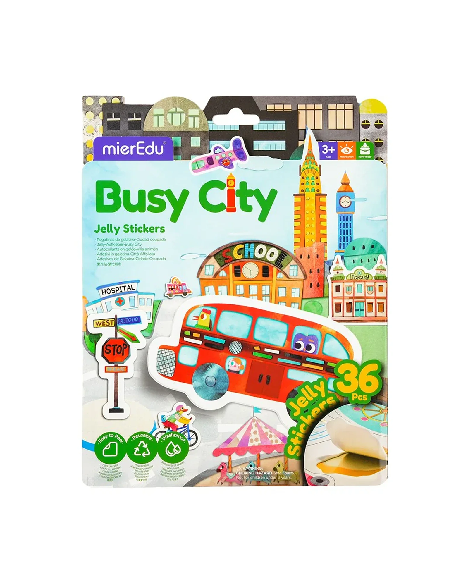 Jelly Stickers Busy City