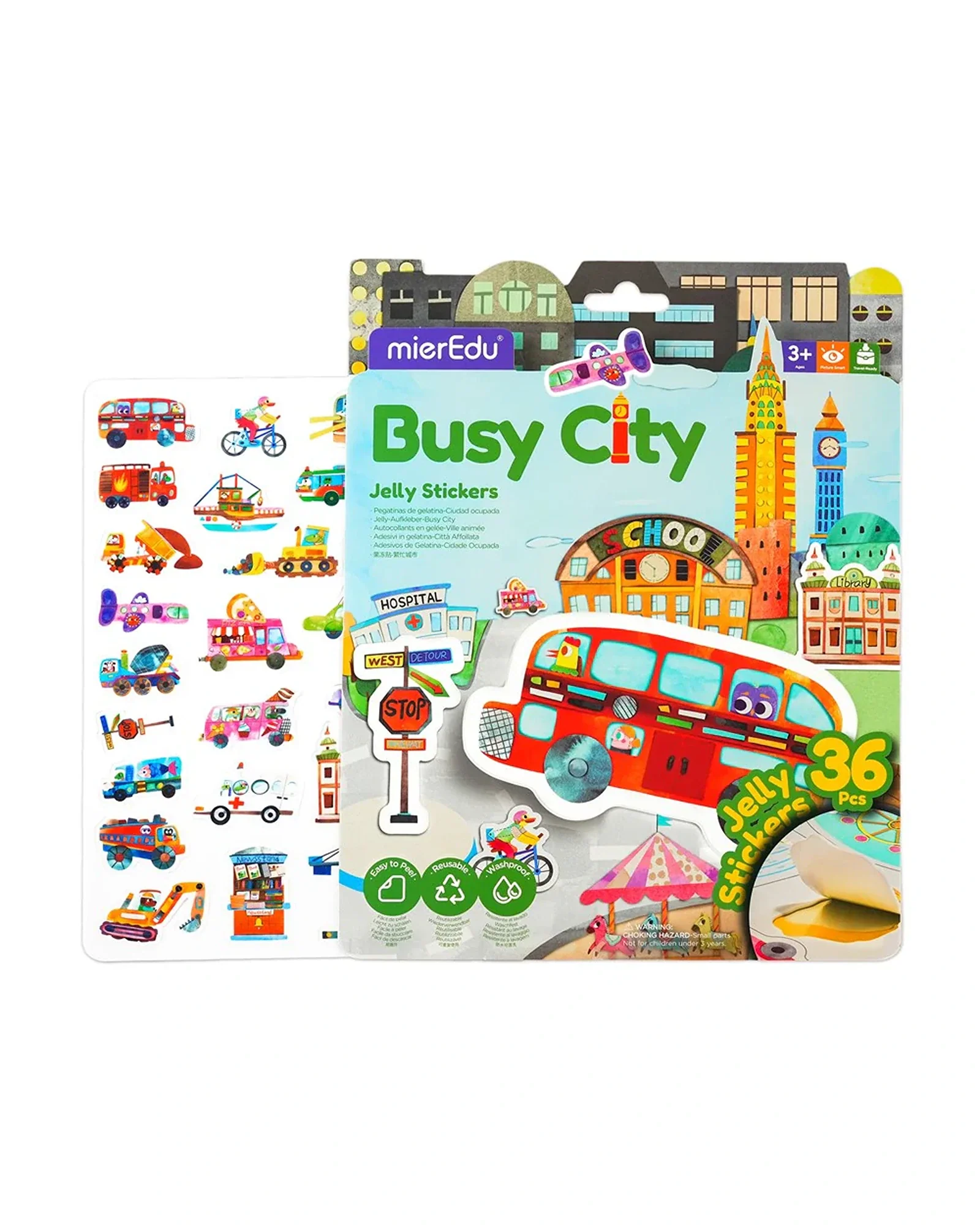 Jelly Stickers Busy City - Image 2