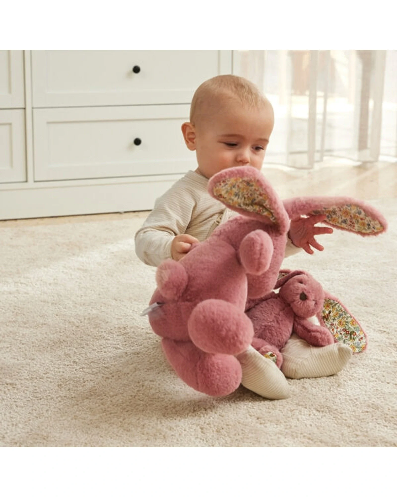 Floral Raspberry Bunny Medium - Image 6
