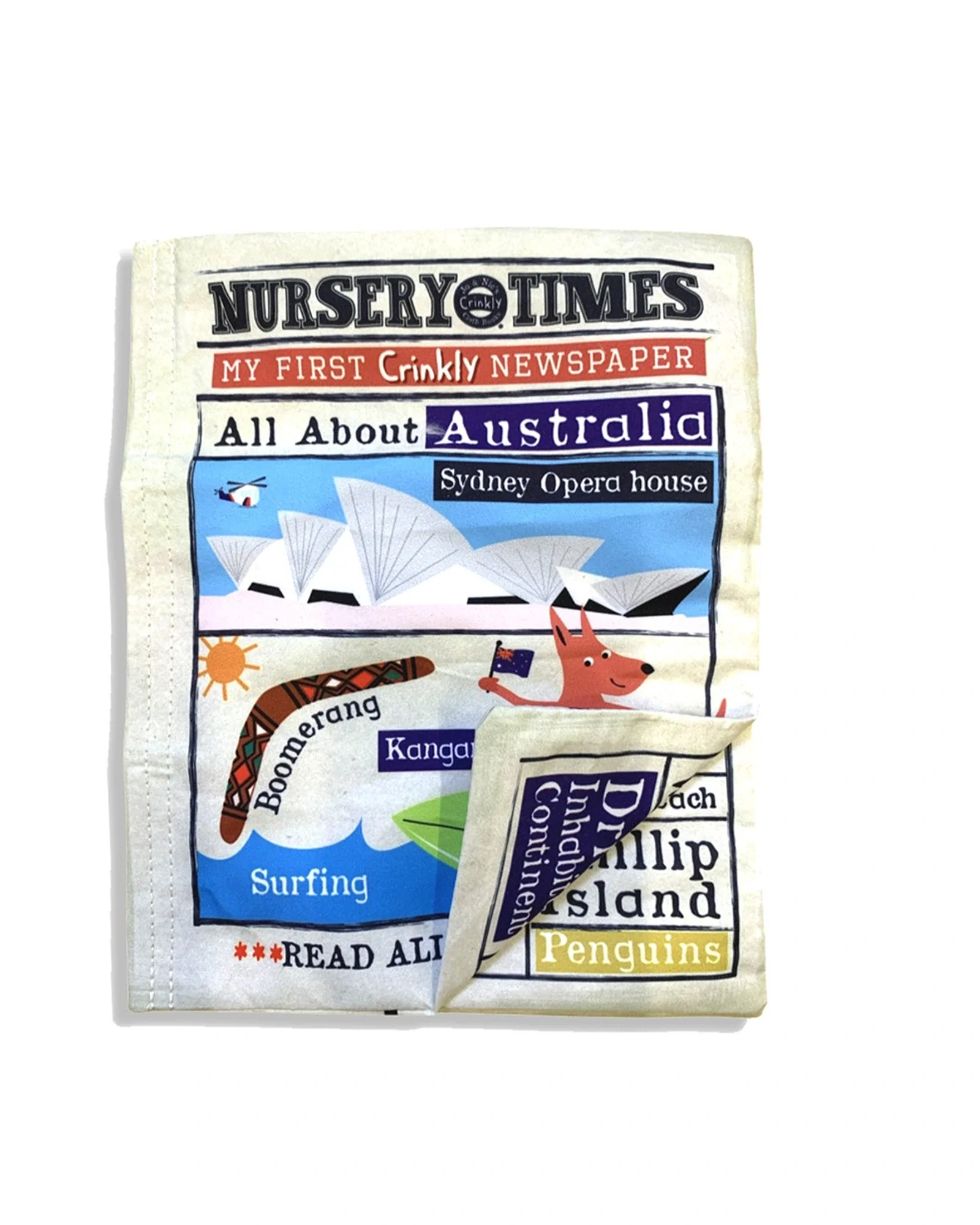Jo & NicS Crinkly Cloth Books - Australia