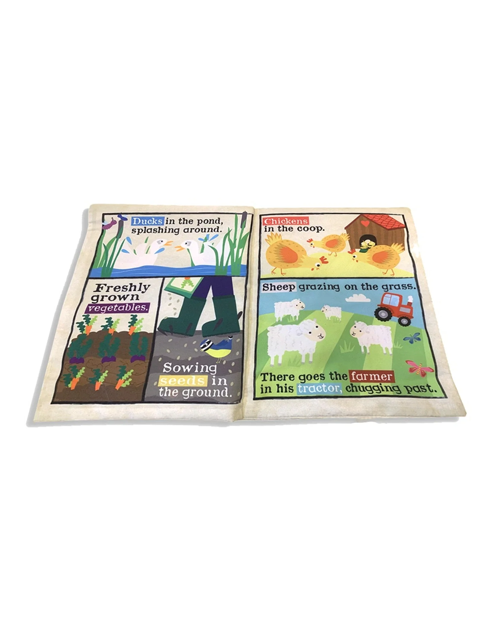 Jo & NicS Crinkly Cloth Books - Farm Animals - Image 3