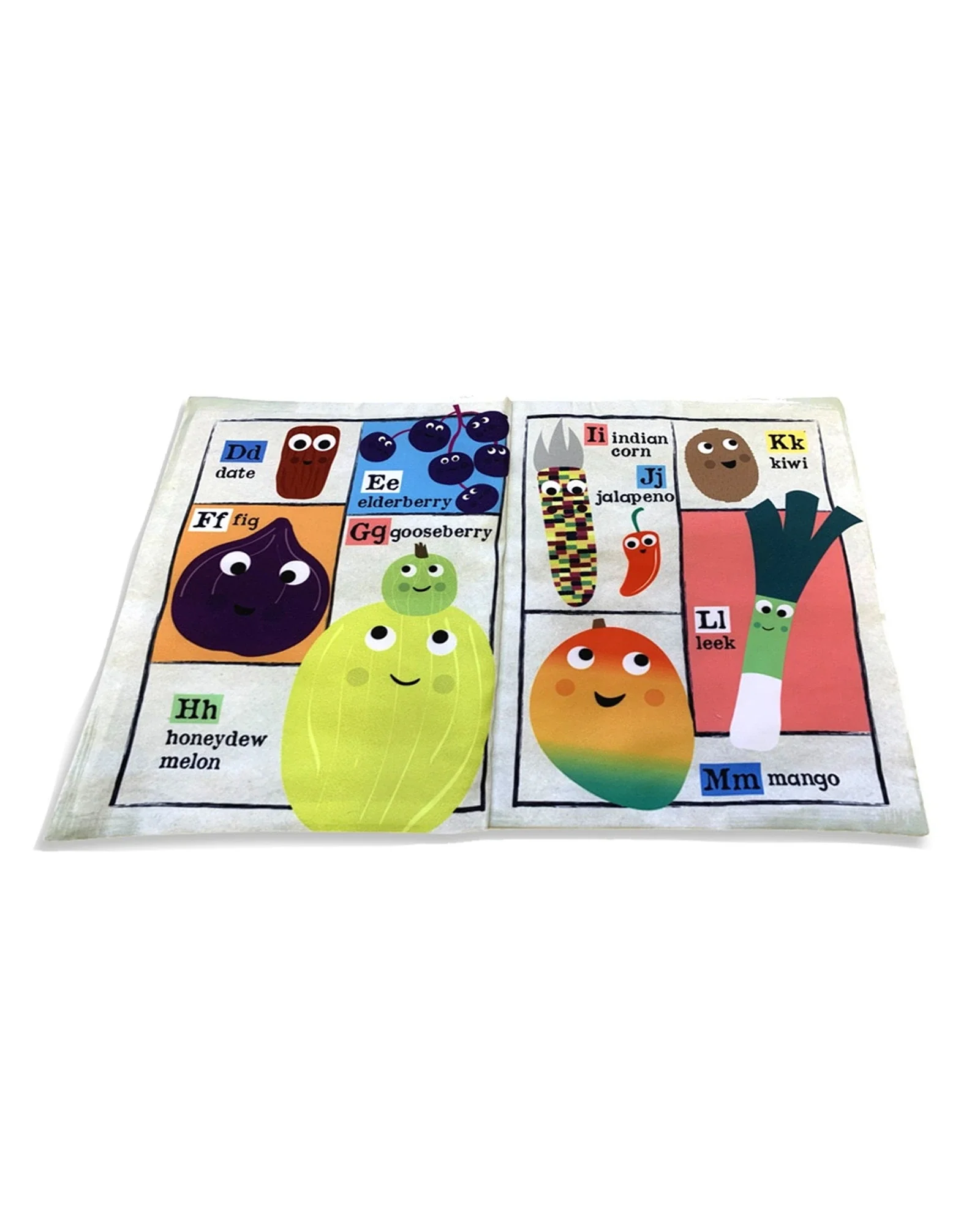 Jo & NicS Crinkly Cloth Books - Fruit & Veg - Image 3