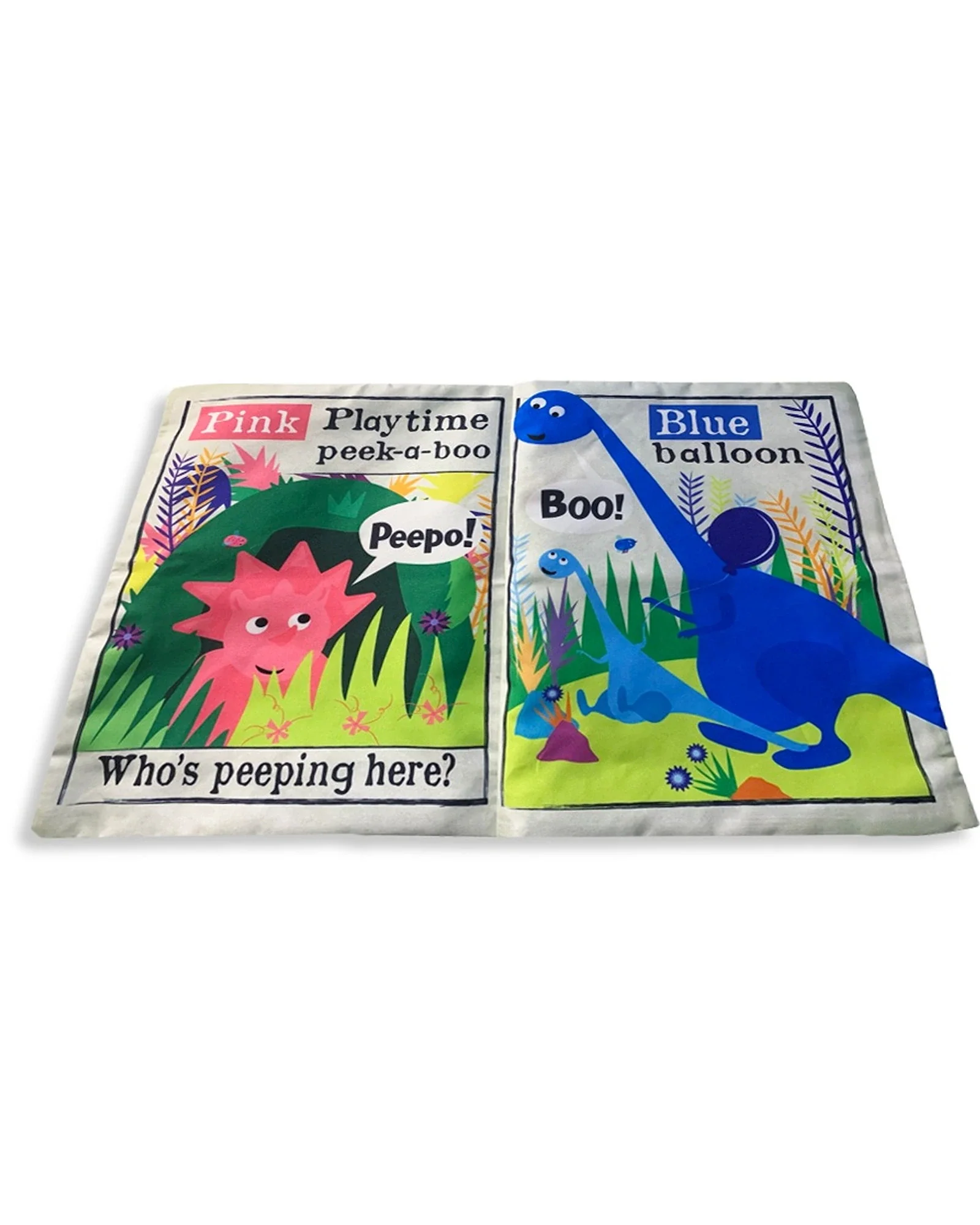 Jo & NicS Crinkly Cloth Books - Rainbow Dinosaurs - Image 2