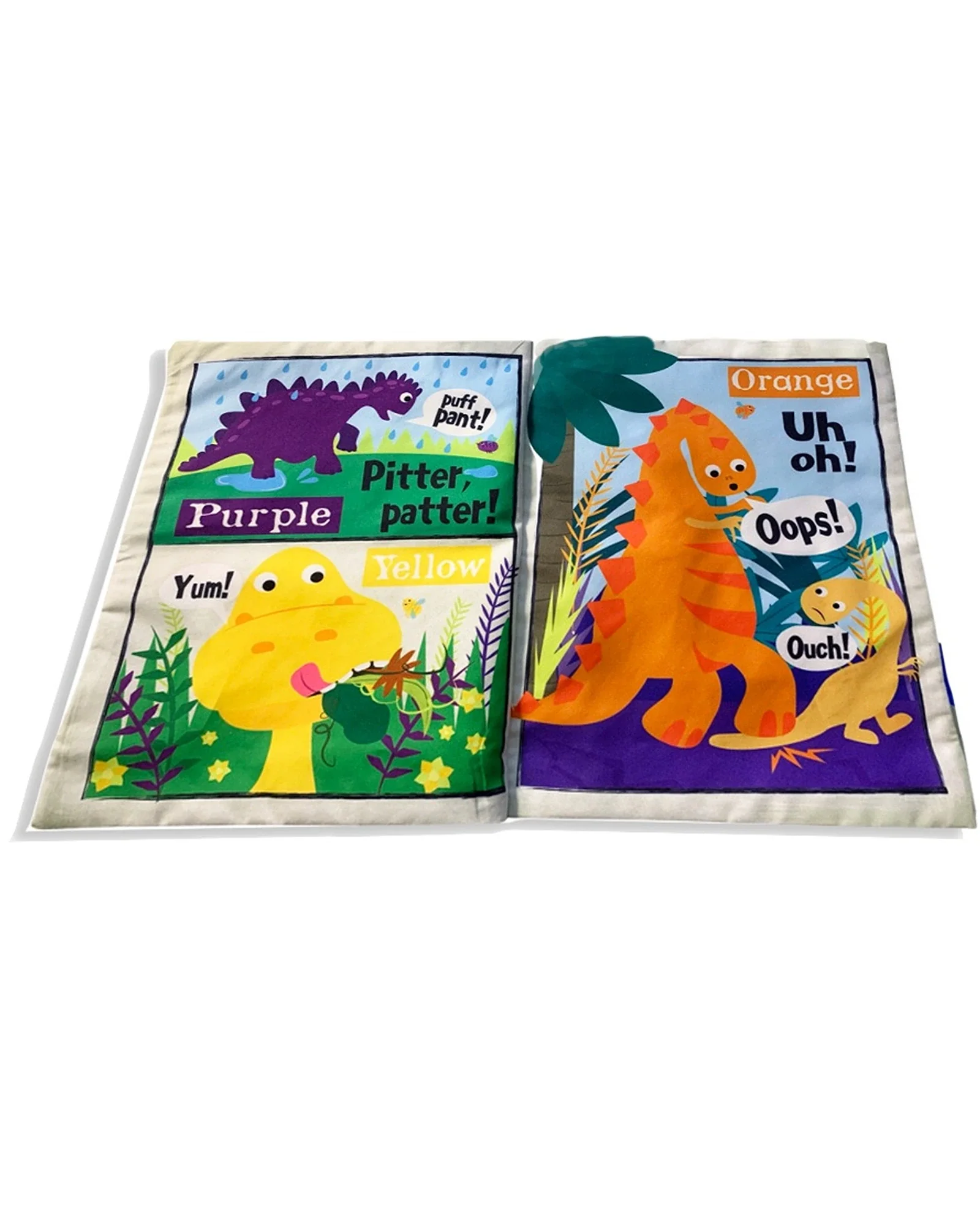 Jo & NicS Crinkly Cloth Books - Rainbow Dinosaurs - Image 3
