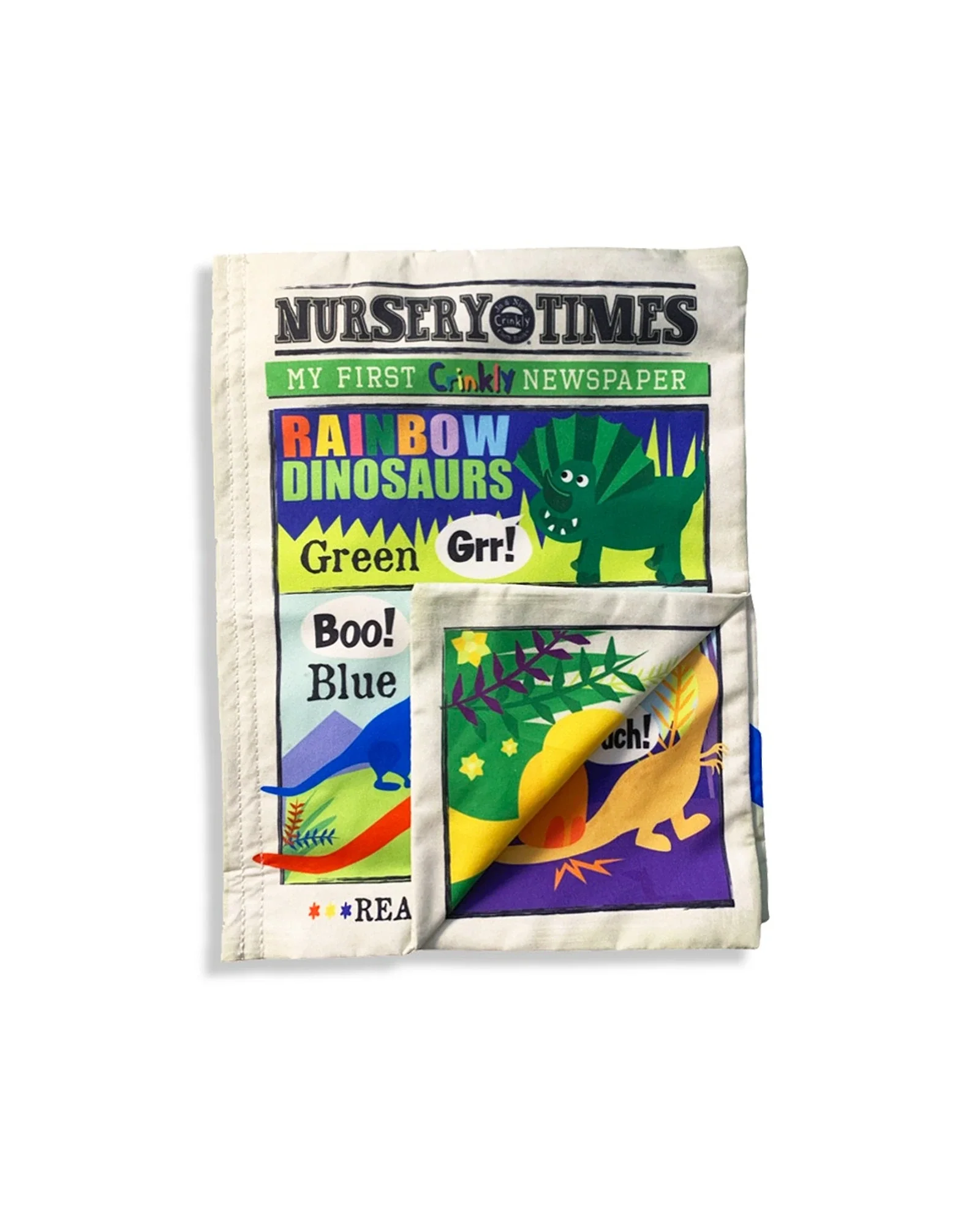 Jo & NicS Crinkly Cloth Books - Rainbow Dinosaurs - Image 4