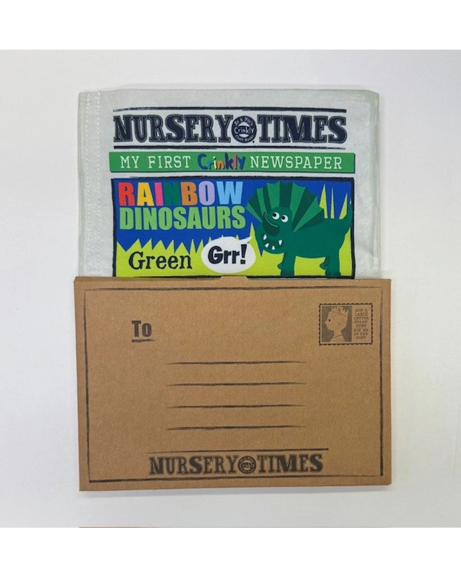 Jo & NicS Crinkly Cloth Books - Rainbow Dinosaurs - Image 5