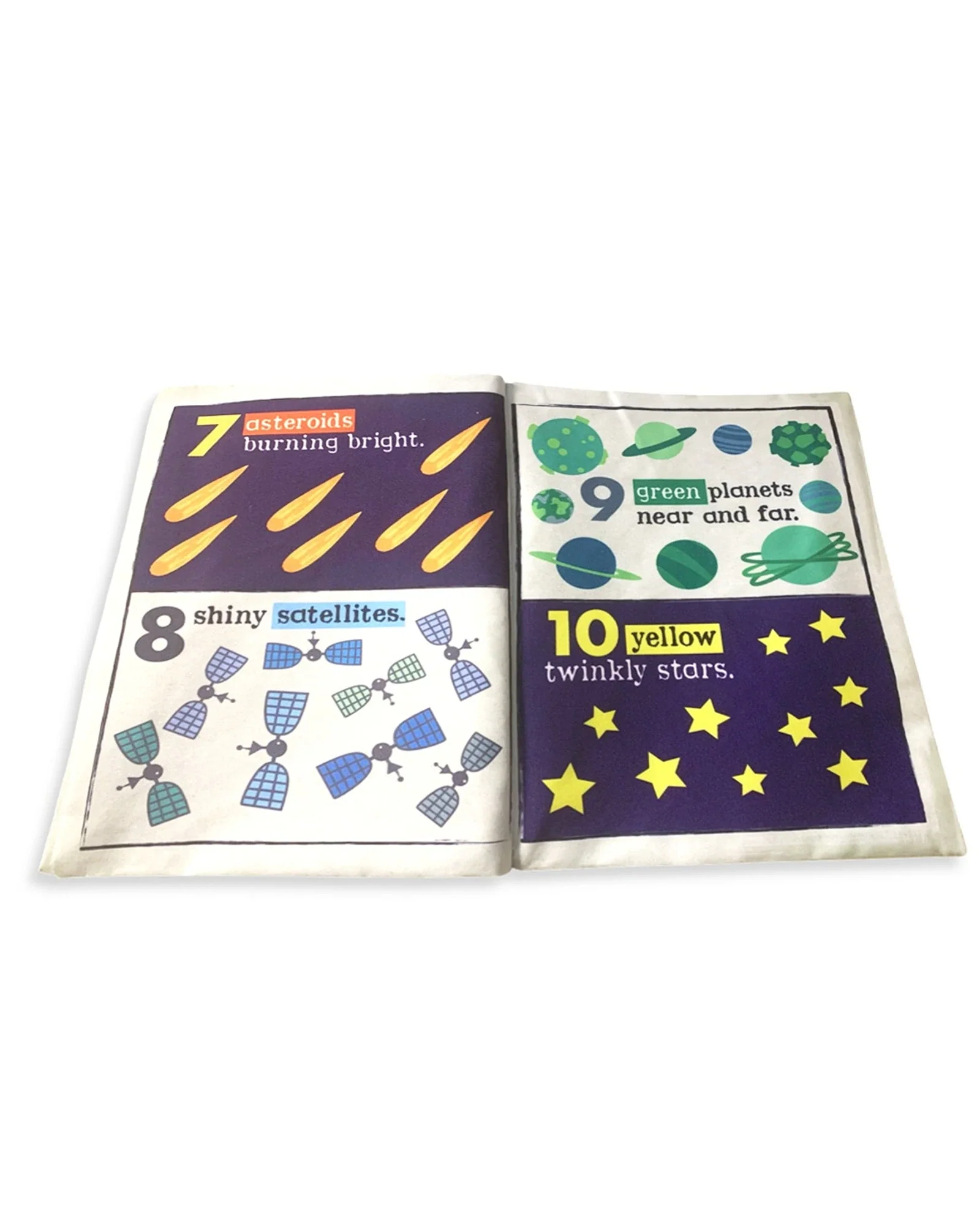 Jo & NicS Crinkly Cloth Books - Space Count - Image 2
