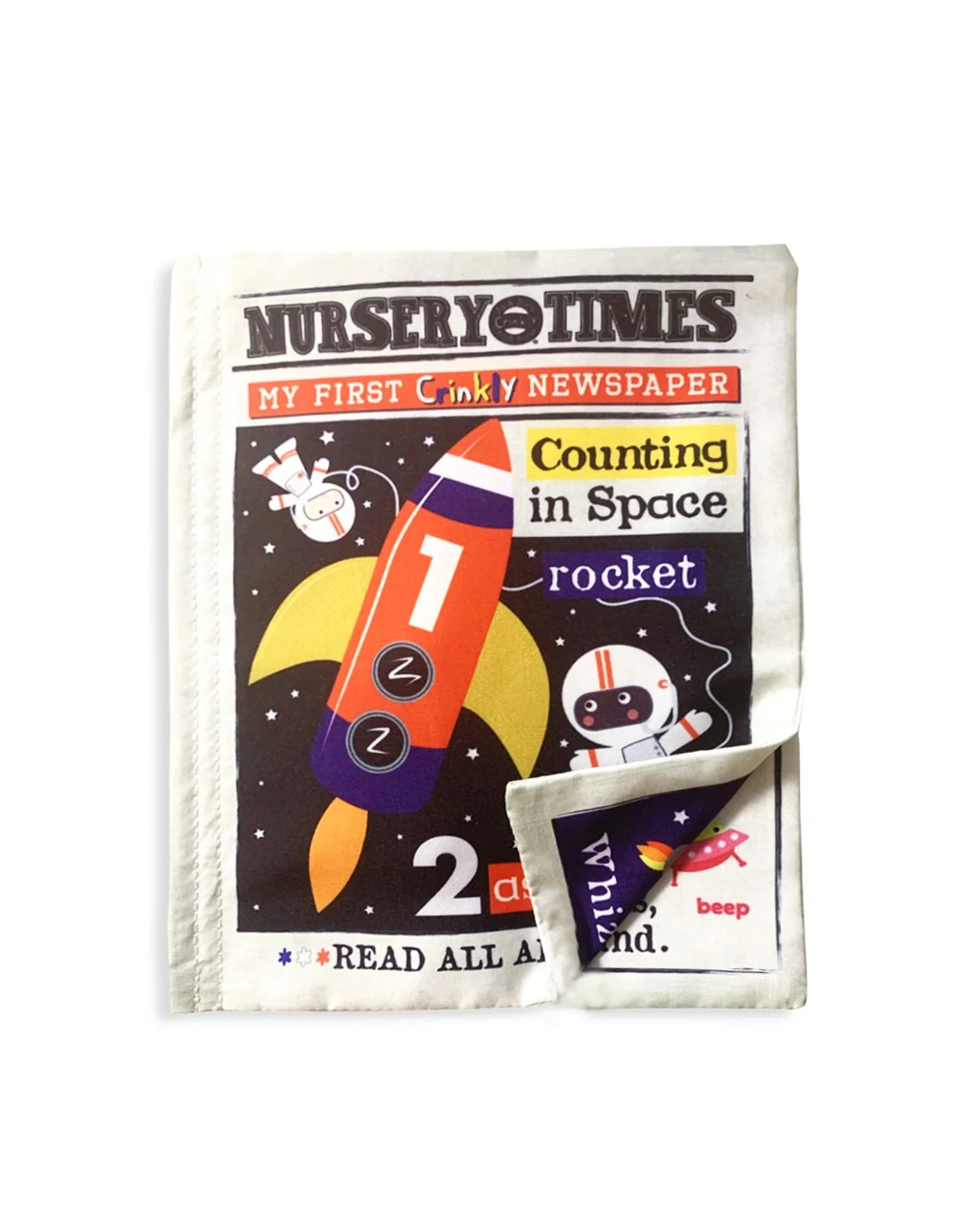 Jo & NicS Crinkly Cloth Books - Space Count - Image 4