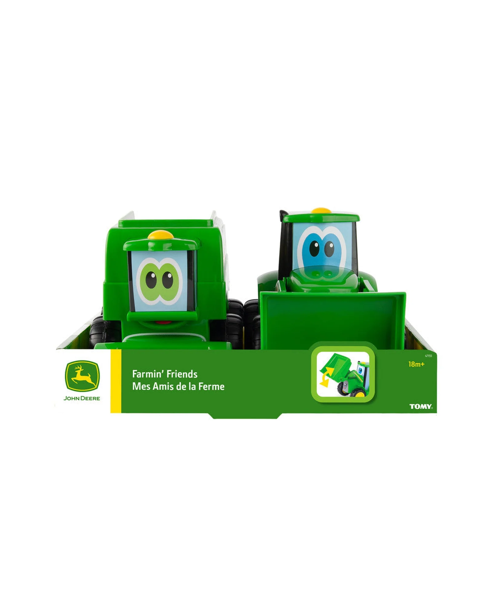 John Deere Farmin Friends Vehicle 2 Pk - Image 2