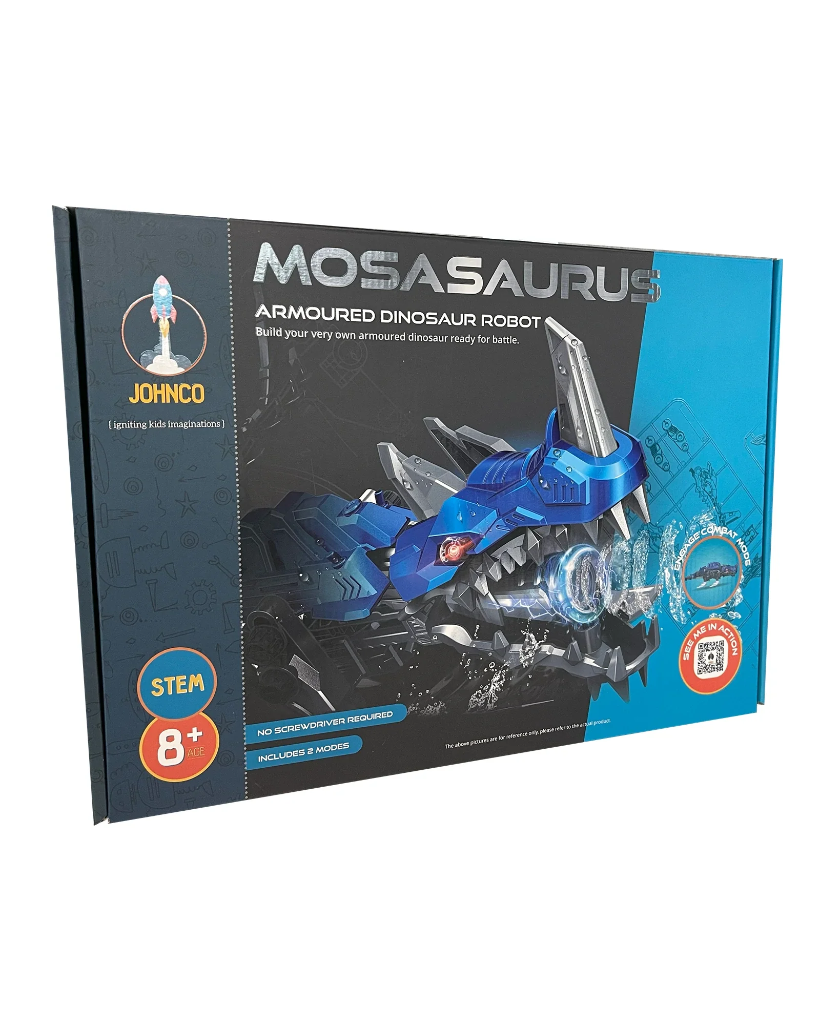 Johnco Mosasaurus Armoured Dinosaur Robot - Image 4