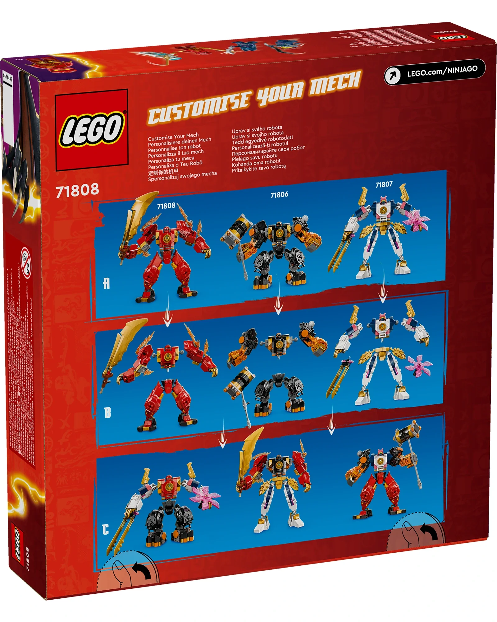 71808 Kais Elemental Fire Mech - Image 2