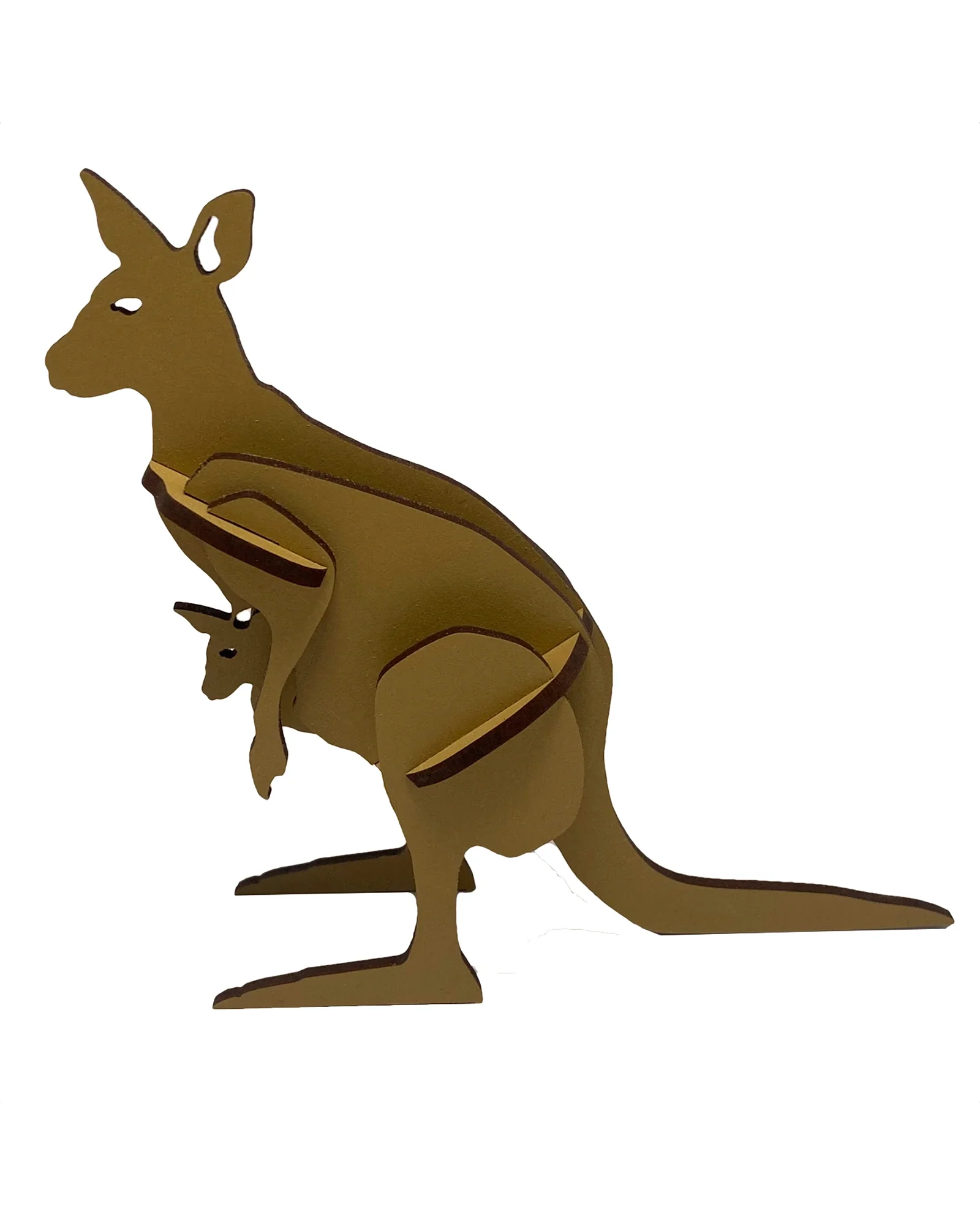 Kangaroo and Joey A5