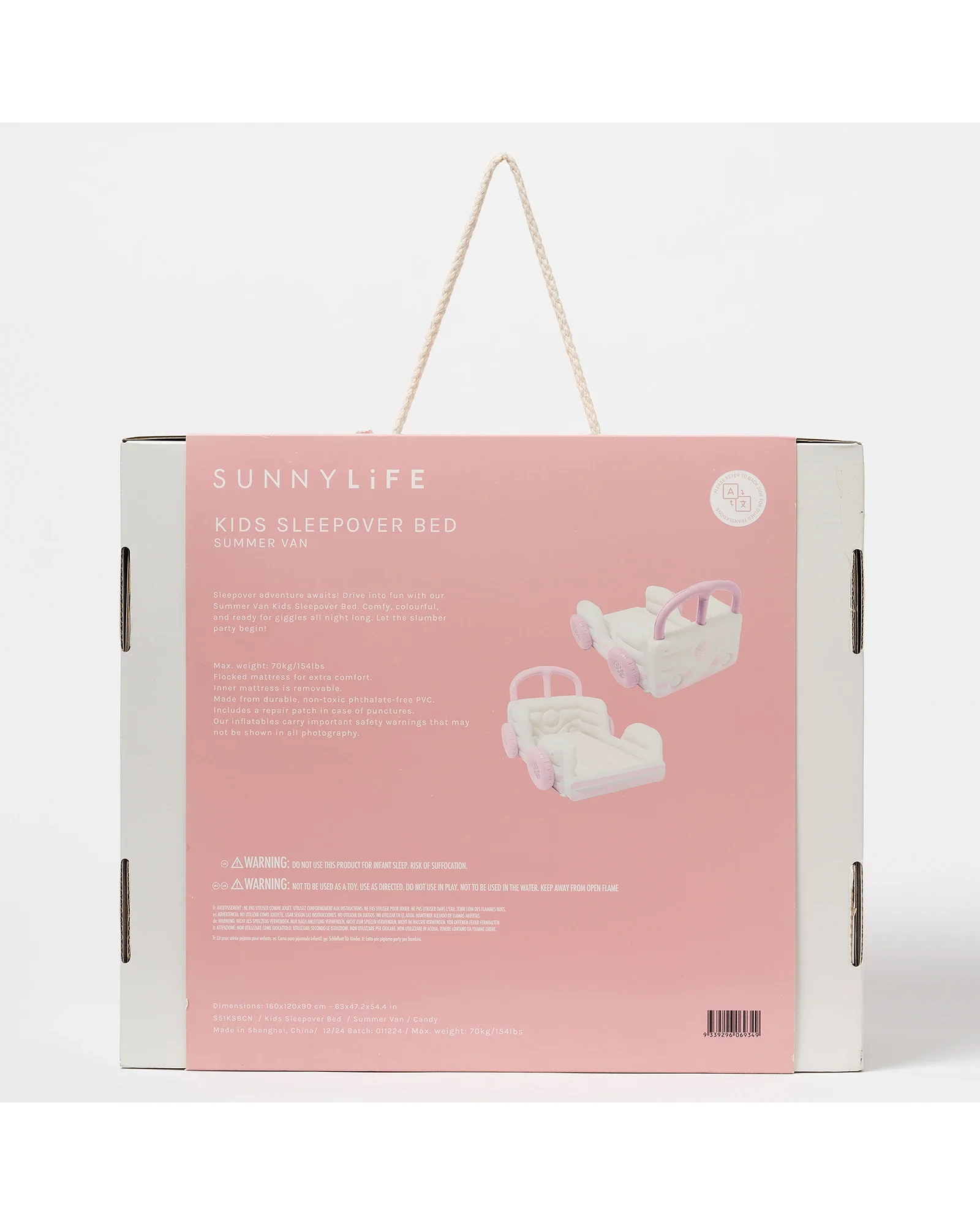 Kids Sleepover Bed Summer Van Candy - Image 9