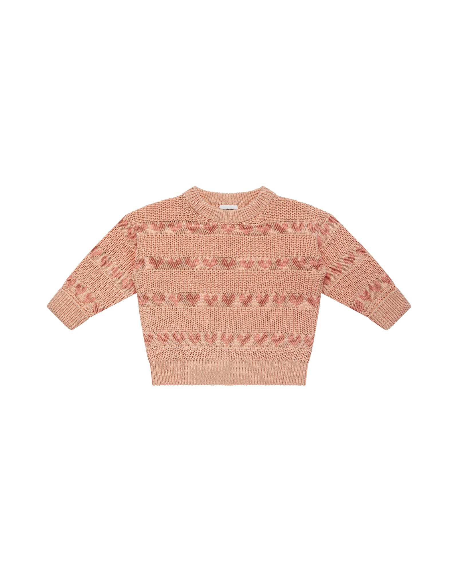 Knit Jumper - Pink Heart Size 2 - Image 6