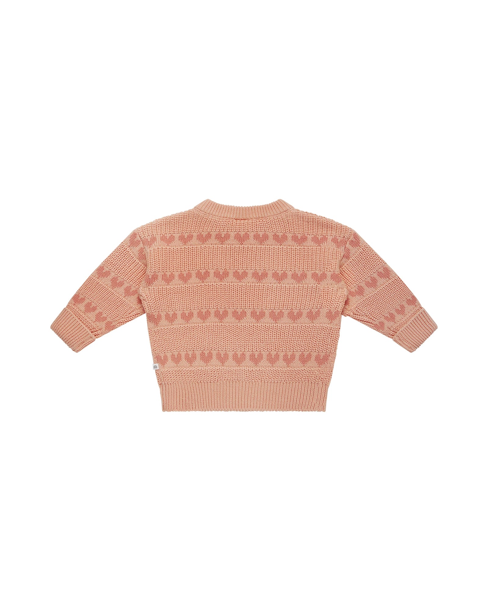 Knit Jumper - Pink Heart Size 2 - Image 7