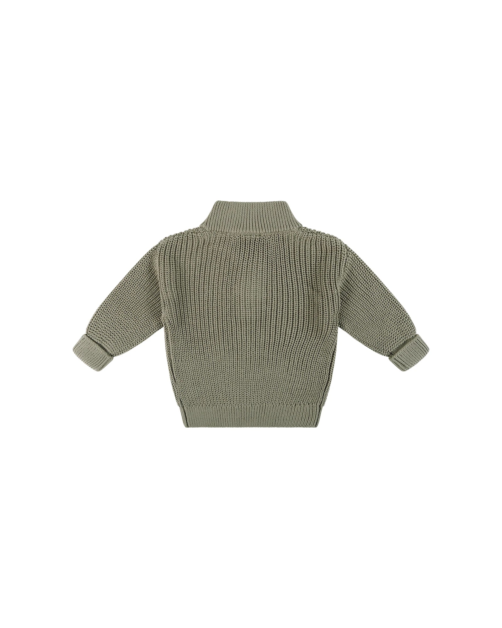 Knit Rib Jumper - Olive Size 2 - Image 7