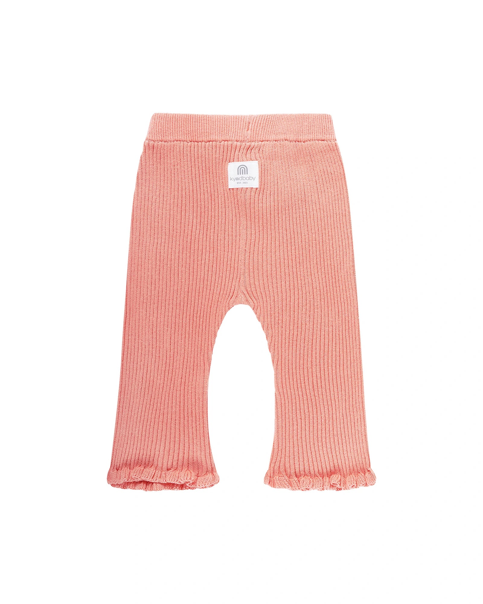 Knit Rib Legging - Pink Size 3 - Image 3