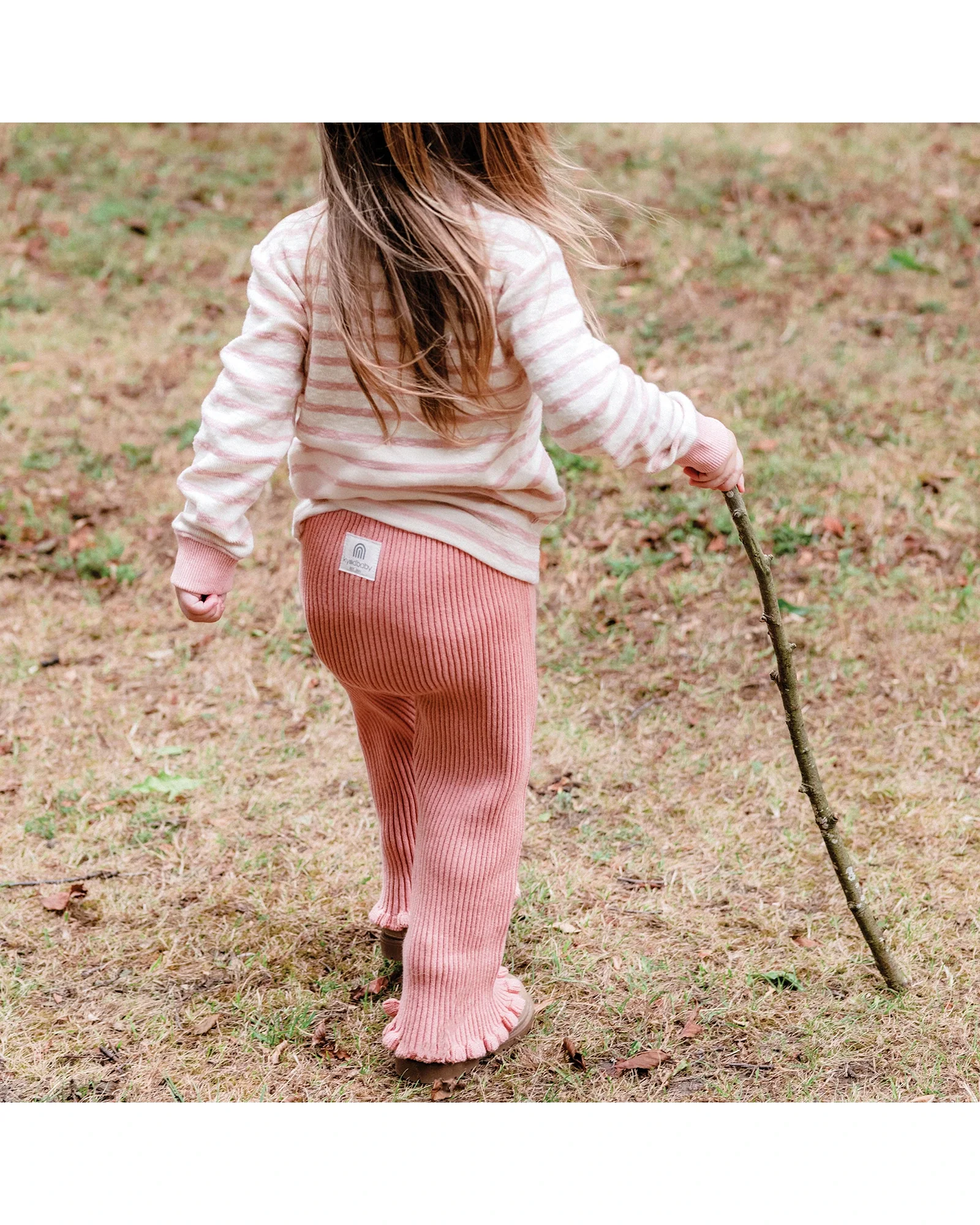 Knit Rib Legging - Pink Size 3 - Image 4