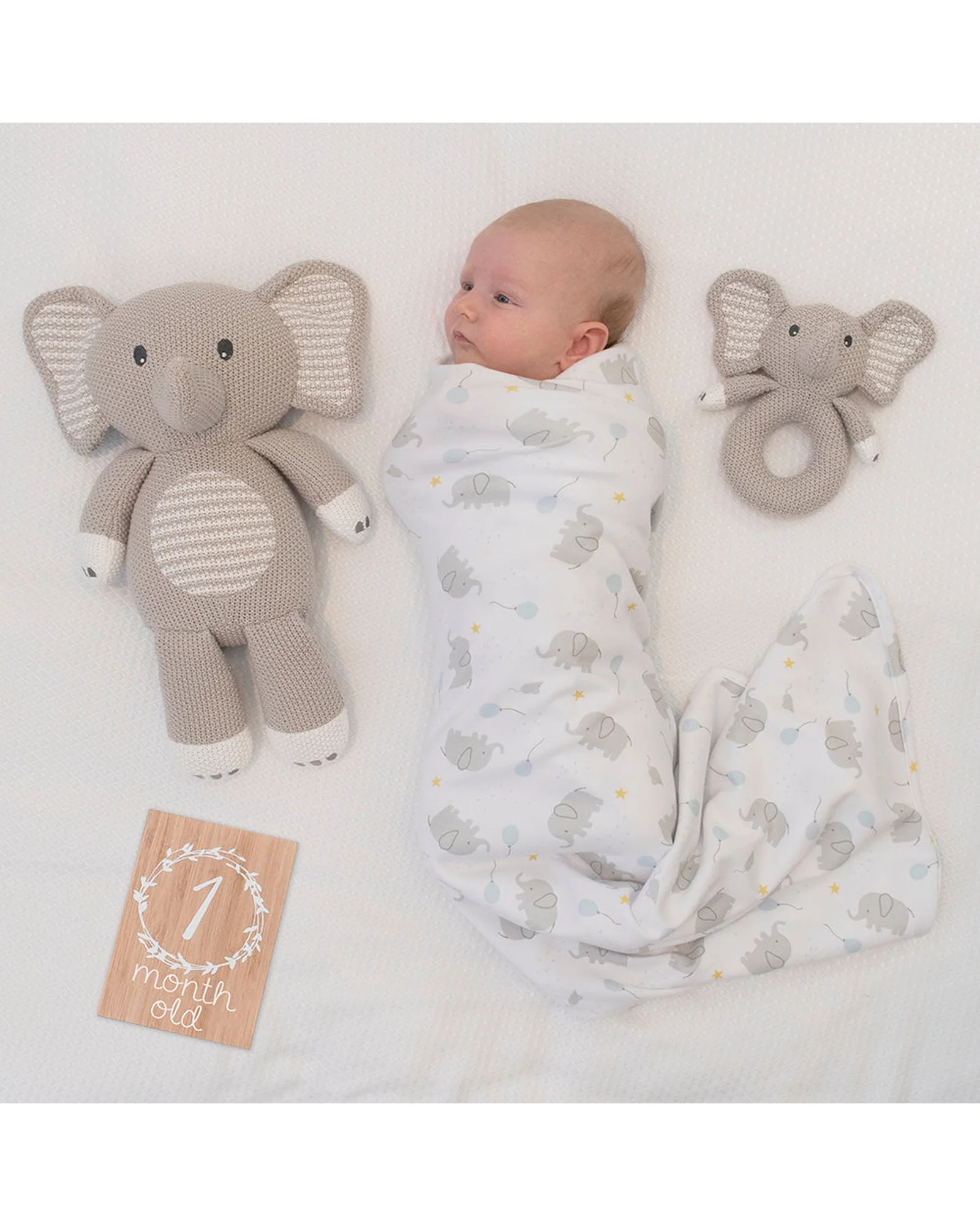 Knitted Toy Mason the Elephant - Image 10