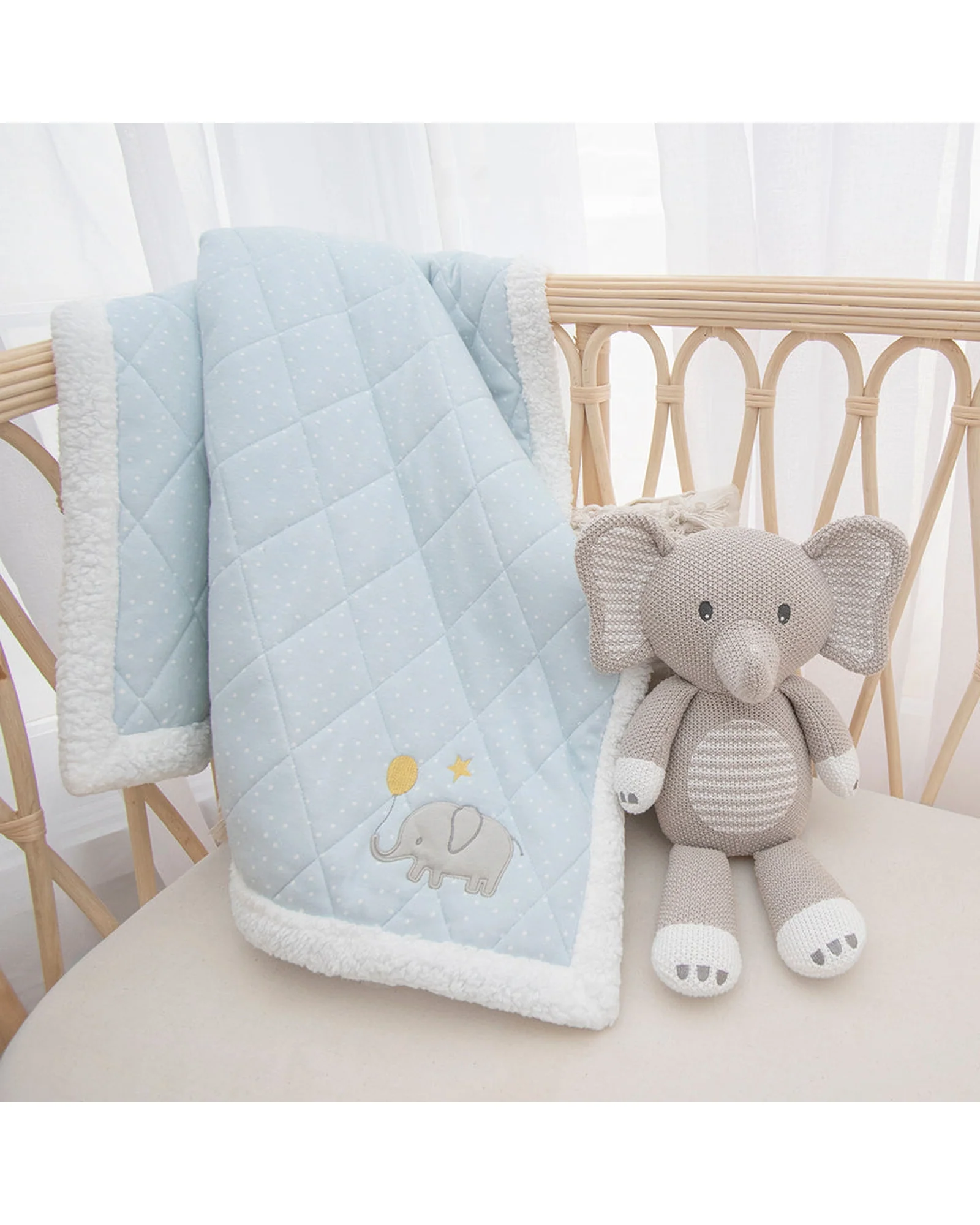 Knitted Toy Mason the Elephant - Image 4
