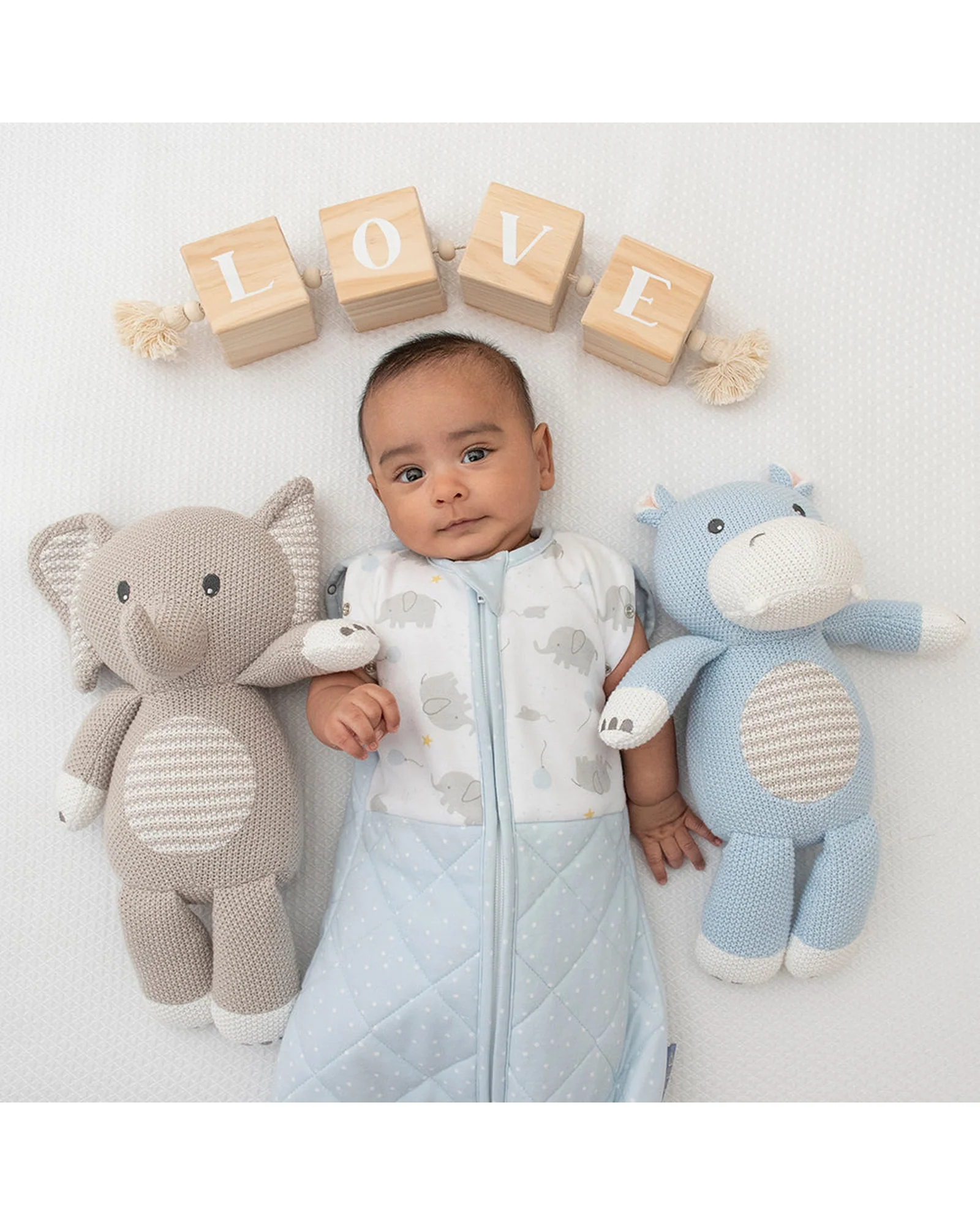 Knitted Toy Mason the Elephant - Image 5