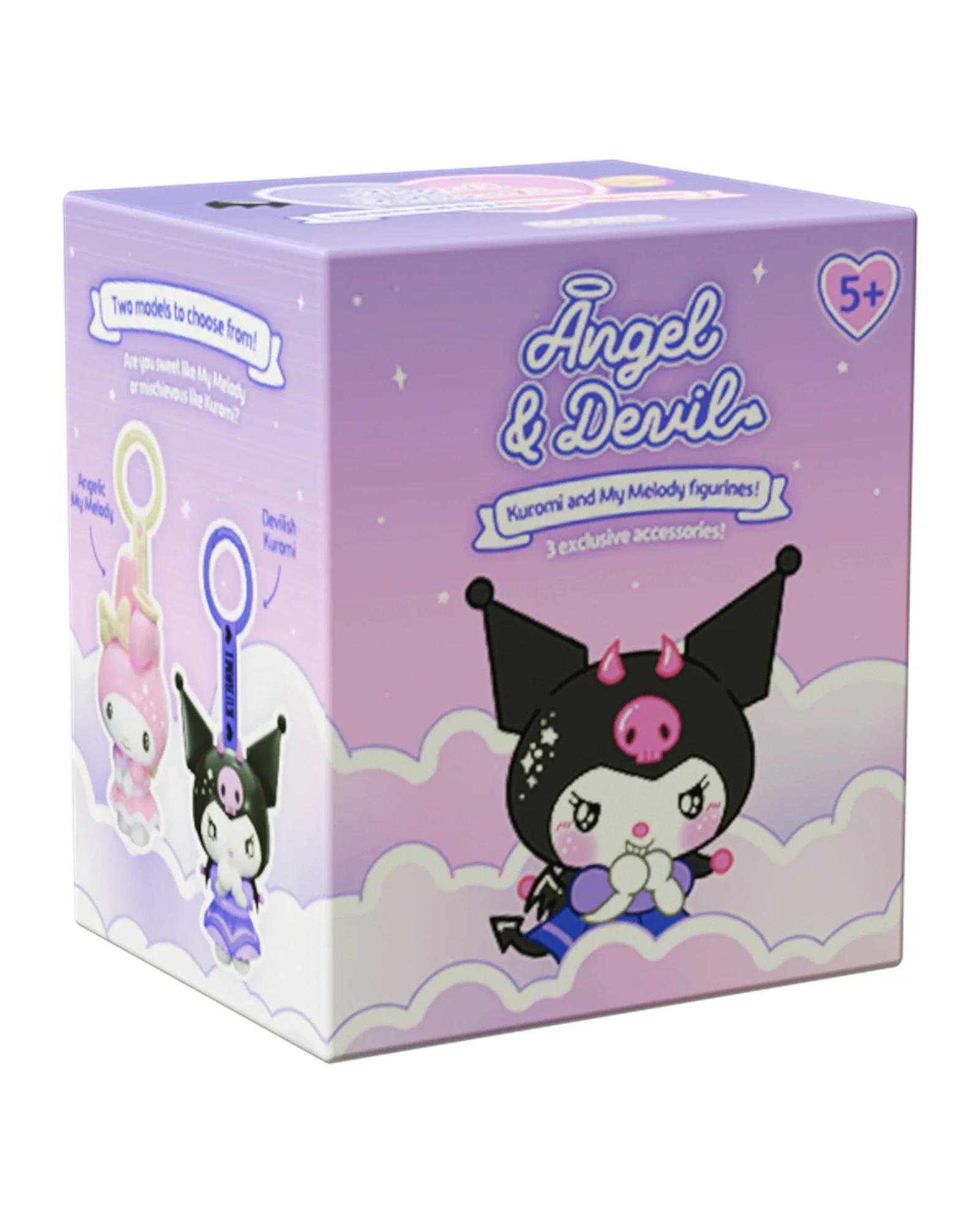 Kuromi & My Melody Angel & Devil Collector Figurine Bag Clips - Assorted - Image 7