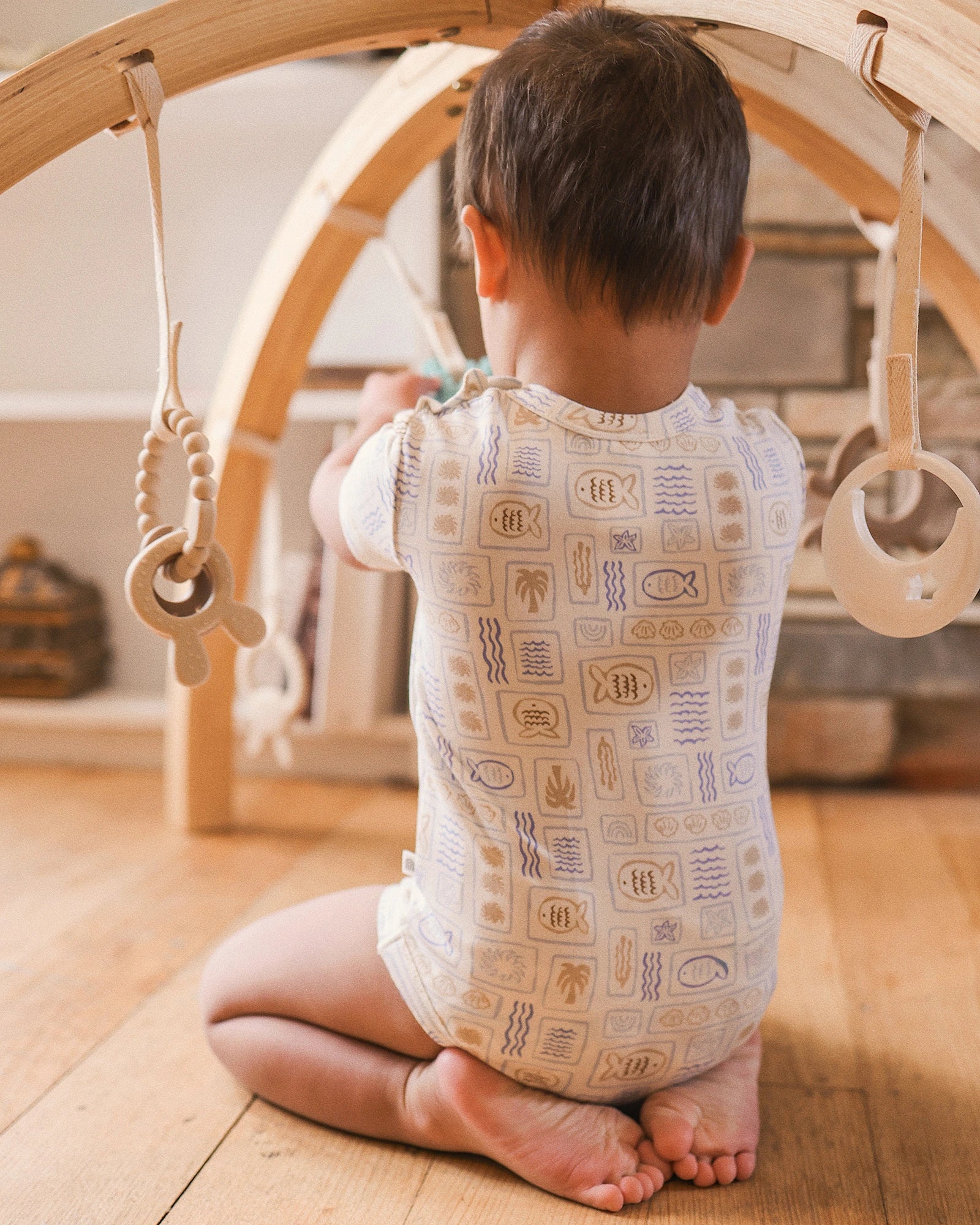 Kynd Baby Comfy Bodysuit Short Sleeve Salty Shores - Size 0 - Image 3