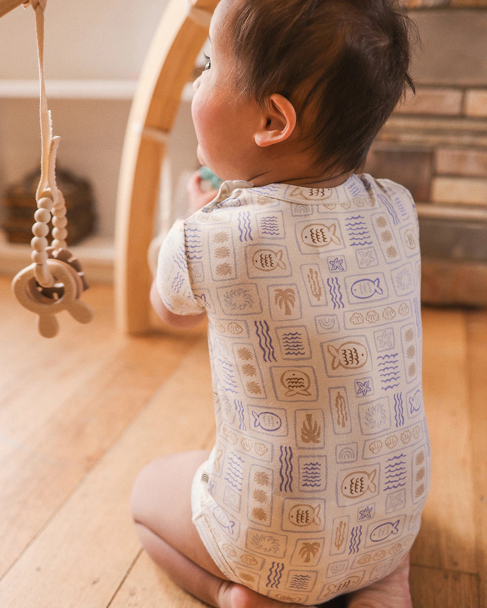 Kynd Baby Comfy Bodysuit Short Sleeve Salty Shores - Size 0 - Image 6