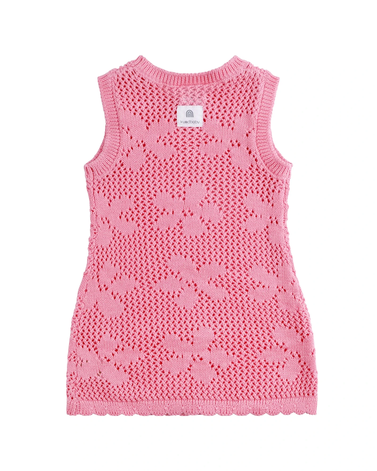 Kynd Baby Crochet Dress Strawberry - Size 0 - Image 2