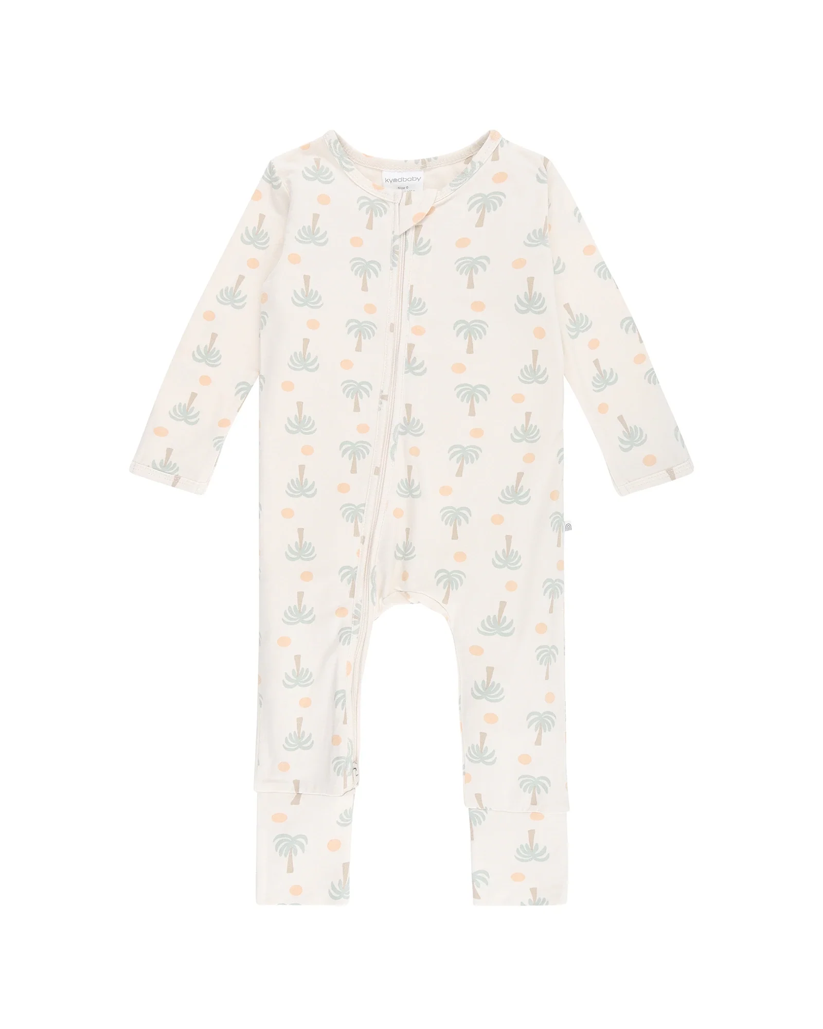 Kynd Baby Day or Night Onesie Palm Sunset - Size 1