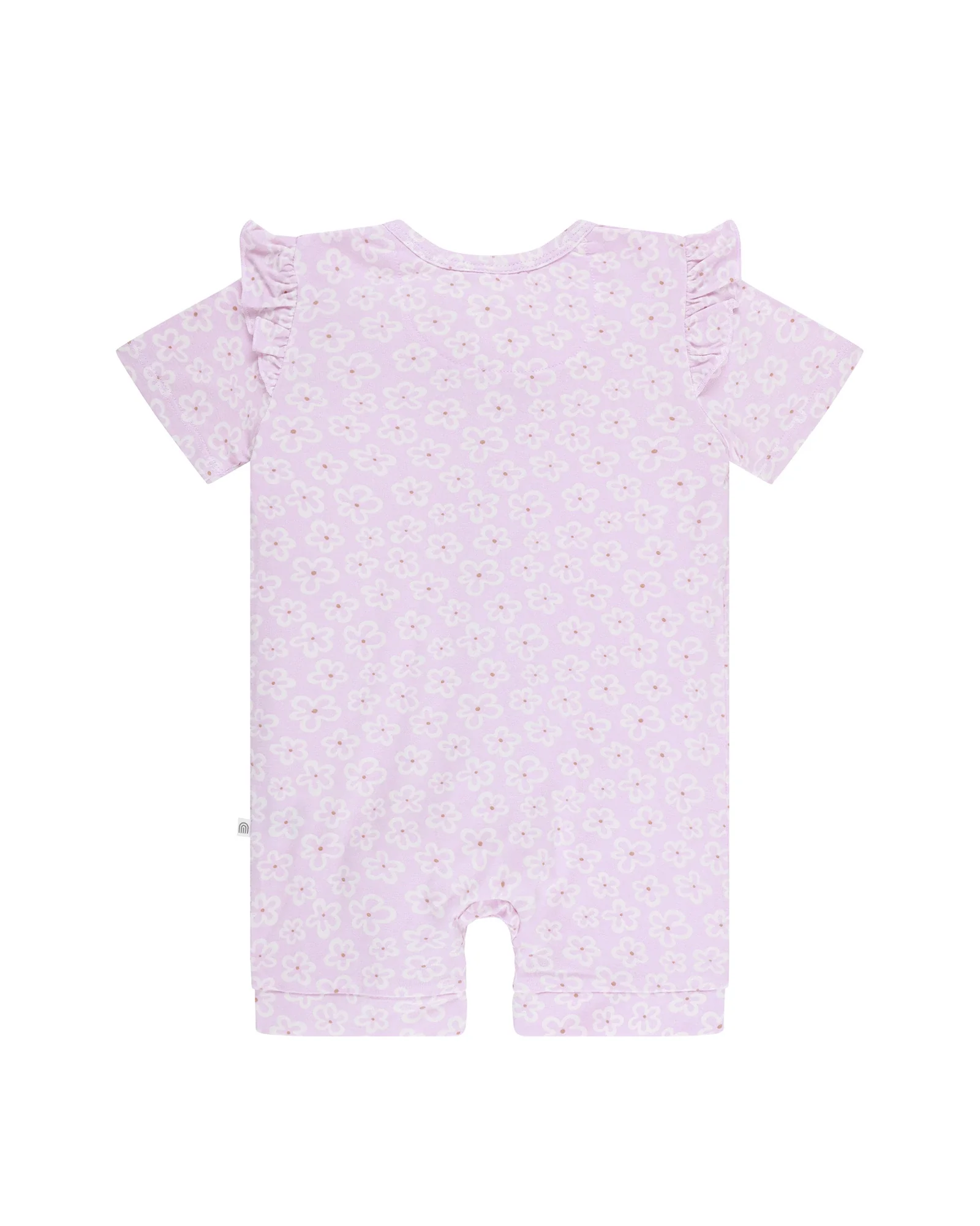Kynd Baby Day or Night Short Sleeve Frill Onesie Frangipani - Size 00 - Image 2