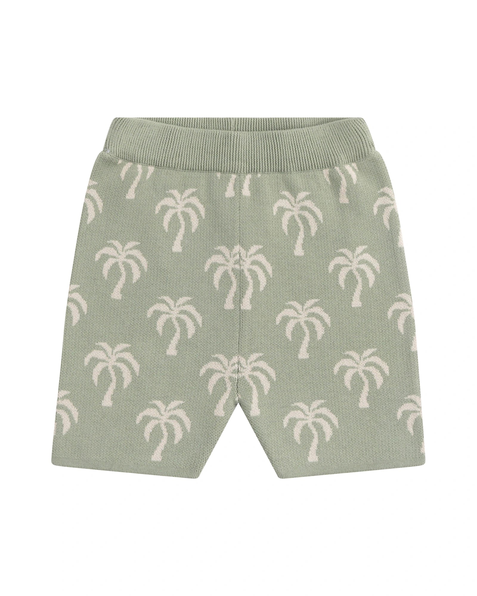 Kynd Baby Jacquard Knit Bike Short Sage - Size 1