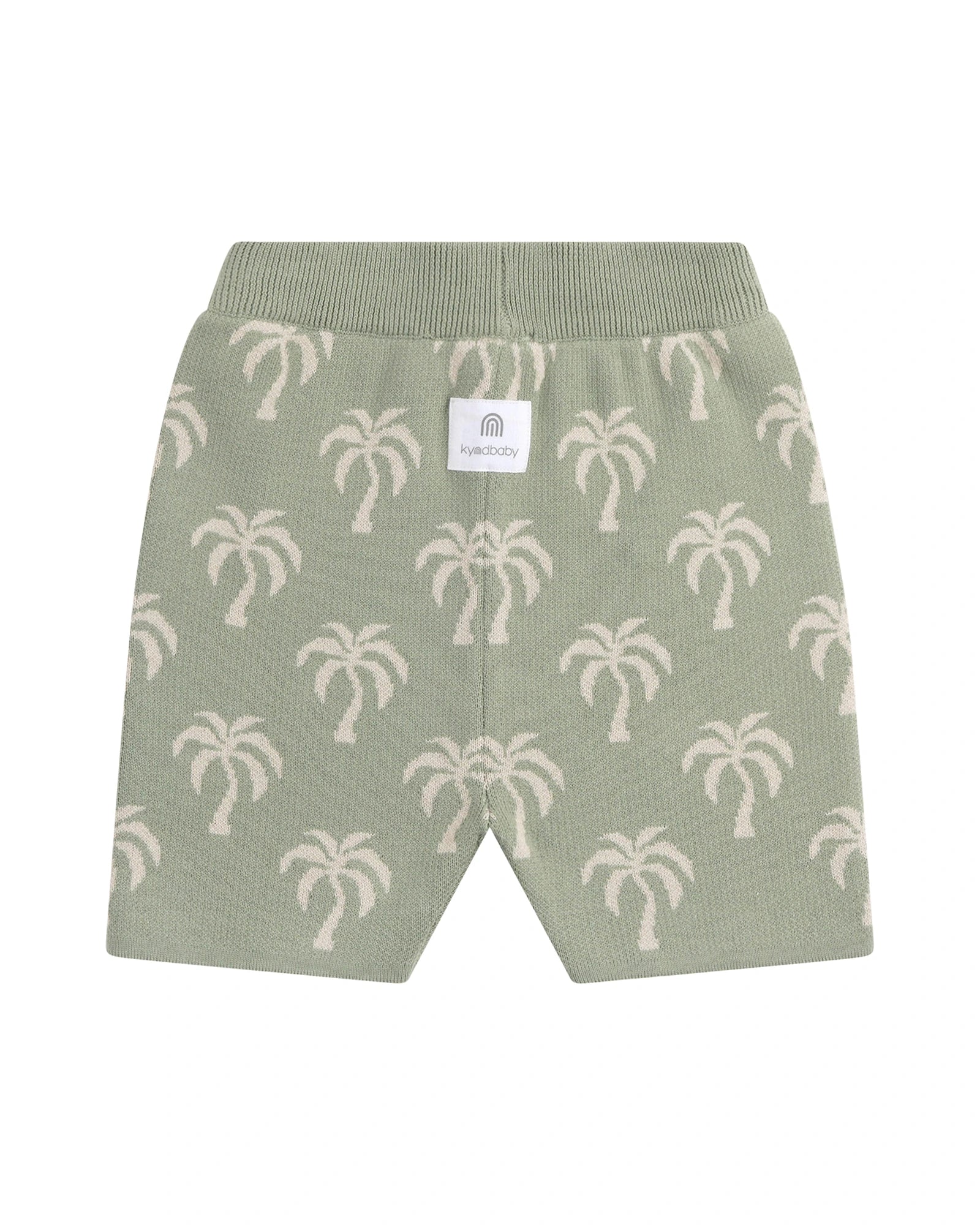 Kynd Baby Jacquard Knit Bike Short Sage - Size 1 - Image 2