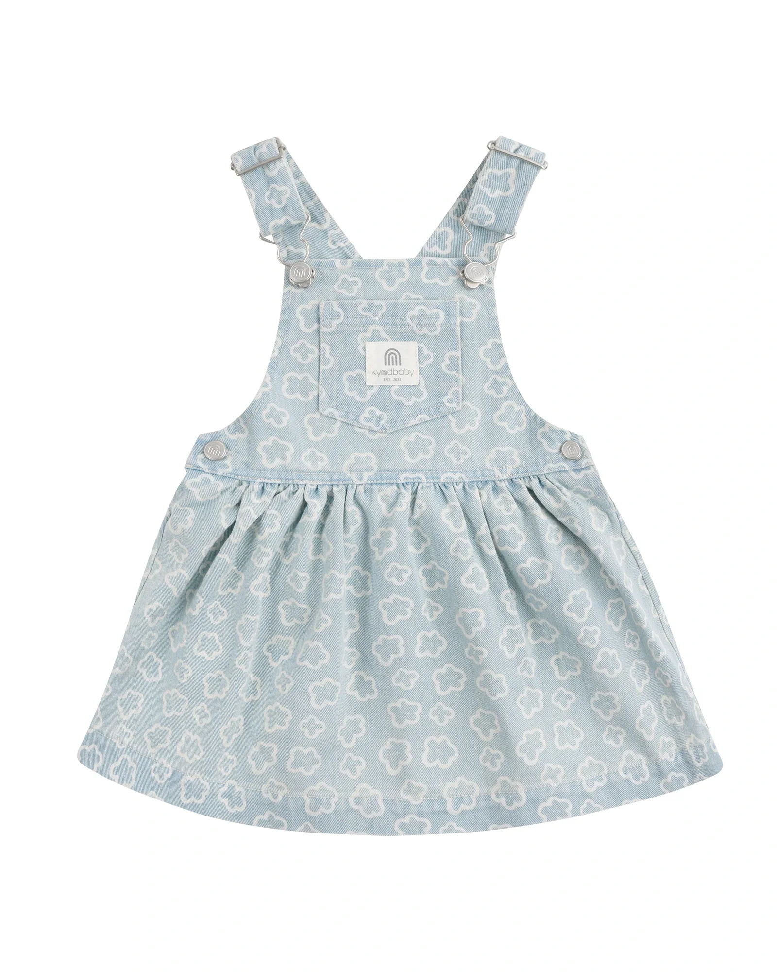 Kynd Baby Pinafore Washed Denim - Size 0