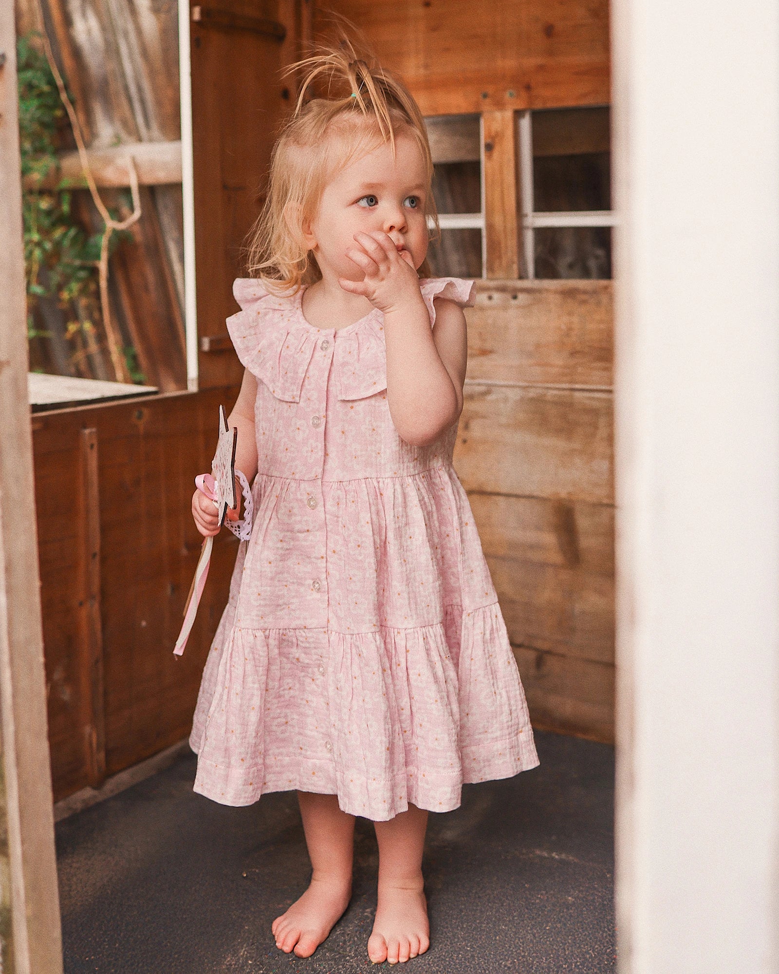 Kynd Baby Tirred Dress Frangipani - Size 2 - Image 3
