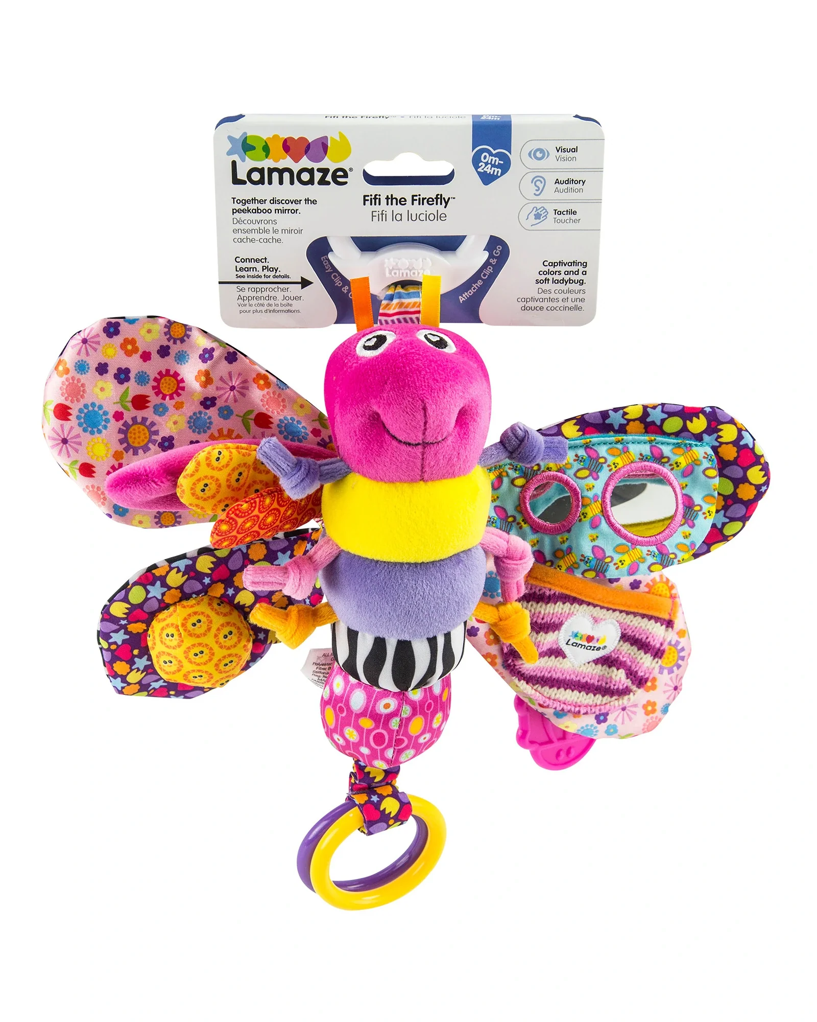 Lamaze Fifi the Firefly Clip and Go Plush - Image 2