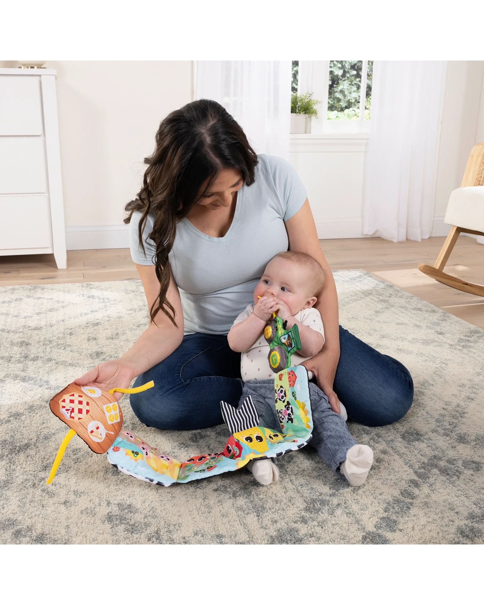 Lamaze John Deere Farm to Table Journey soft book - Image 4