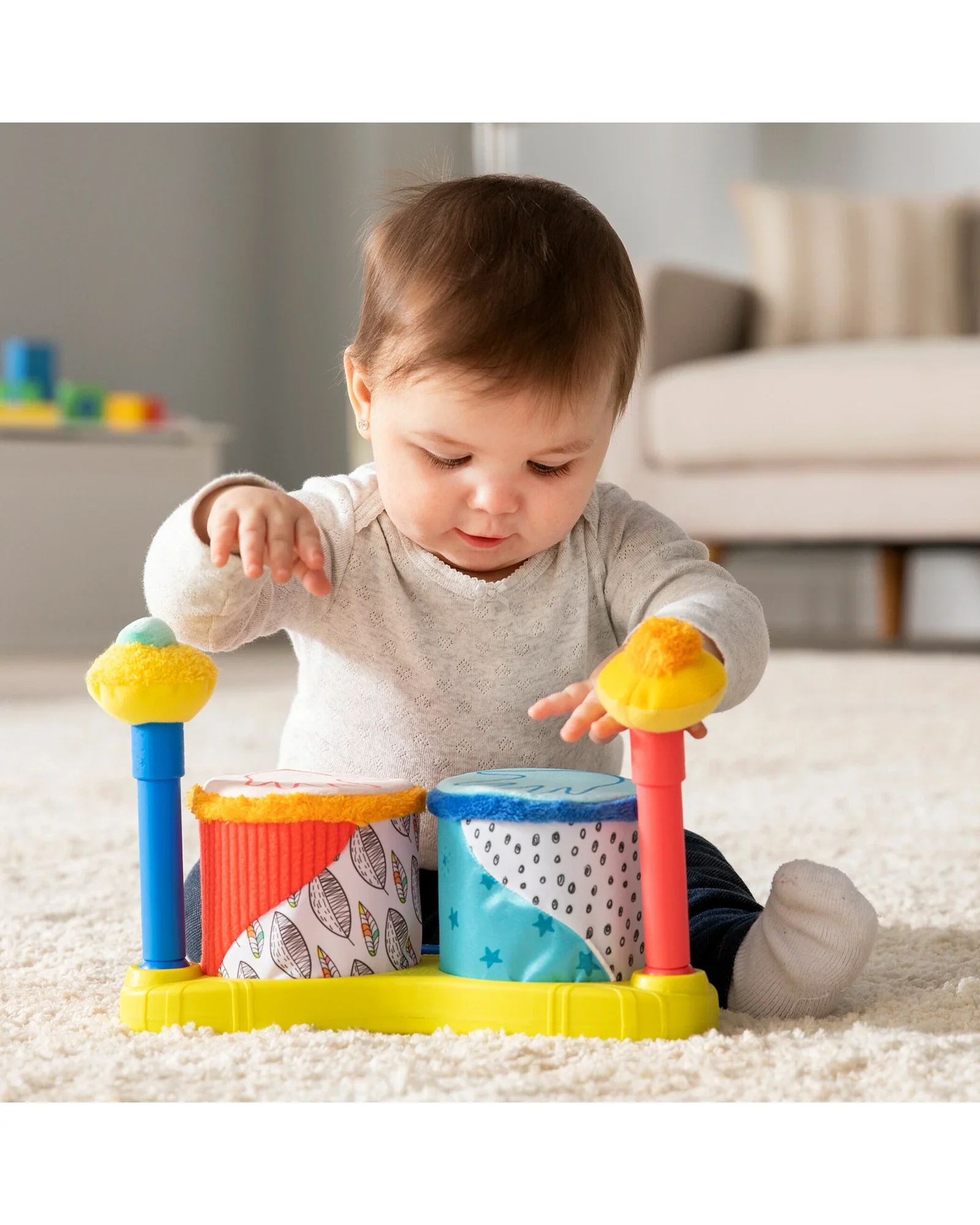 Lamaze Squeeze Beats First Drum set - Image 7