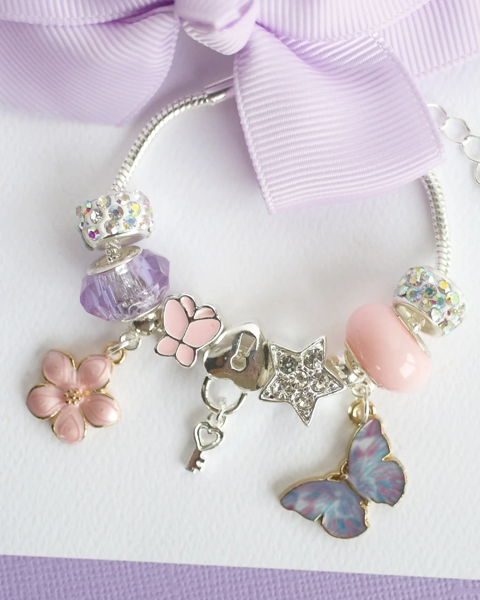 Butterfly Magic Charm Bracelet Boxed