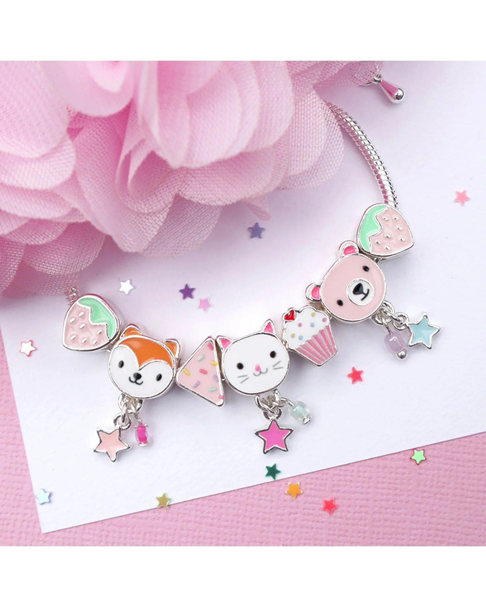 Forest Friends Tea Party Charm Bracelet - Image 4