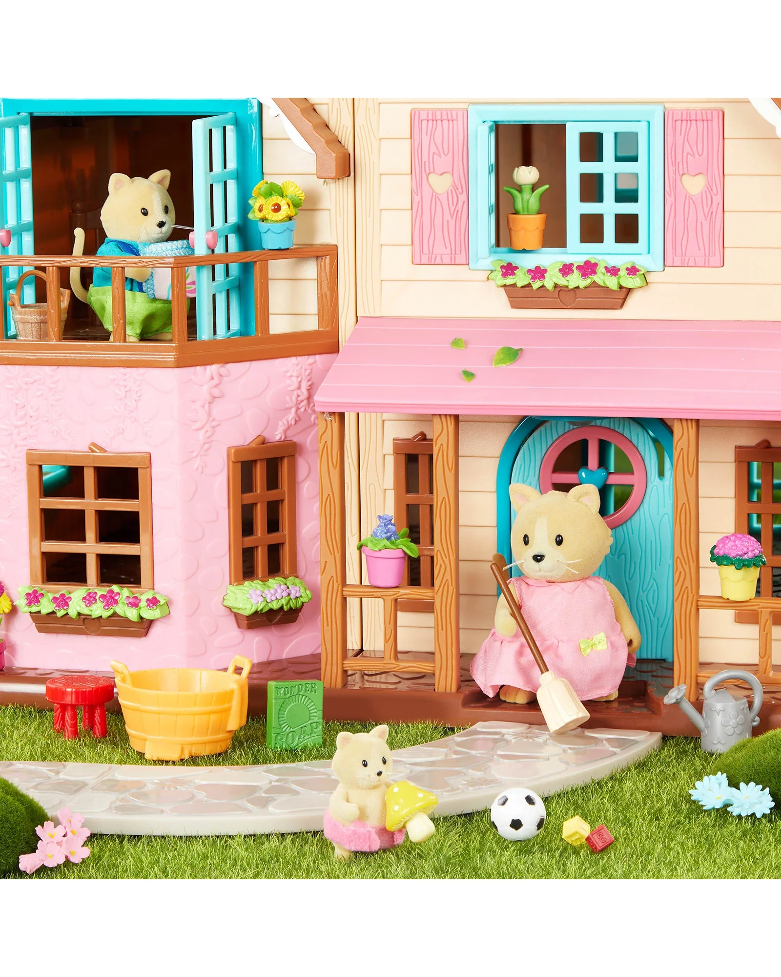 The Whiskerelli Cats Miniature Animal Figurine Set - Image 3